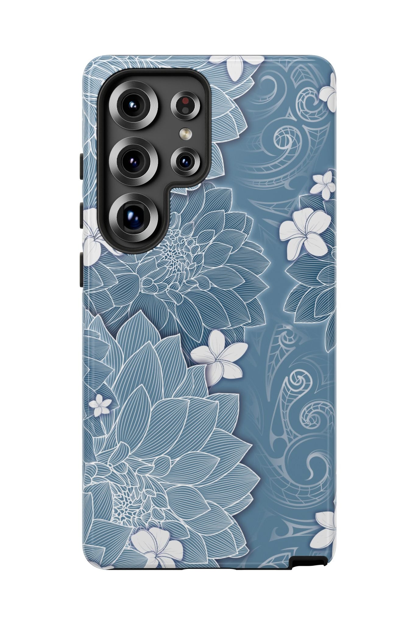 Pua La Tough Samsung Galaxy Case Side View - Dual Layer Drop Protection Hawaiian Phone Case - The Local Banyan