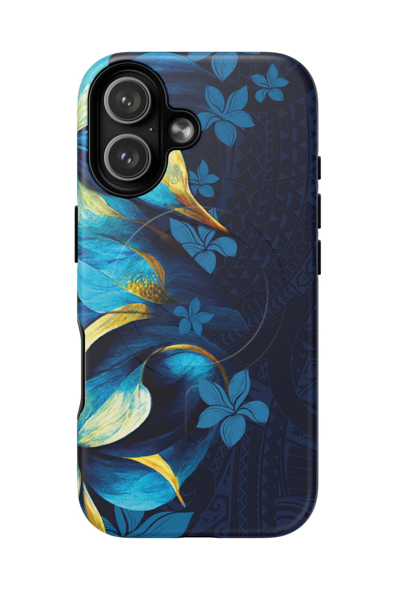 Po Mahina MagSafe iPhone Case Side View - Dual Layer Drop Protection Hawaiian Phone Case - The Local Banyan