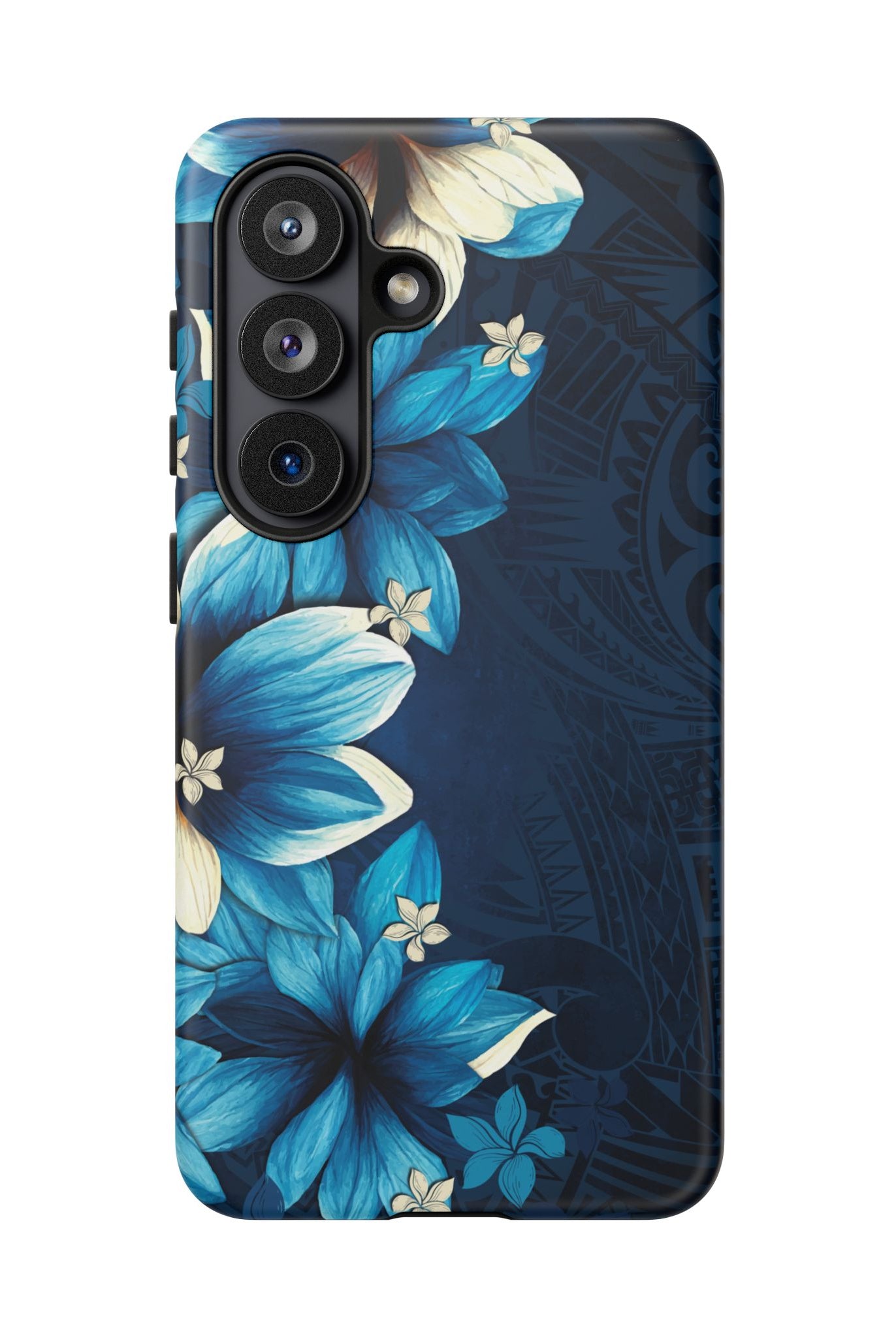 Leilani Nights Tough Samsung Galaxy Case Side View - Dual Layer Drop Protection Hawaiian Phone Case - The Local Banyan