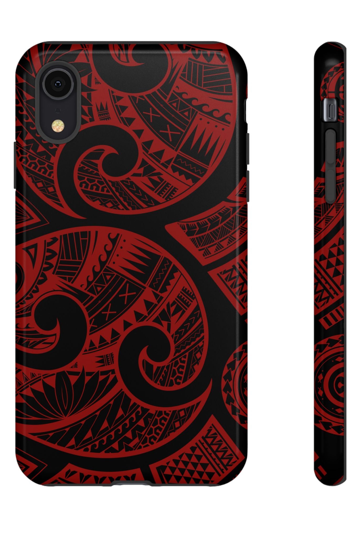 Island Tribal Red Tough Case for iPhone Phone Case The Local Banyan