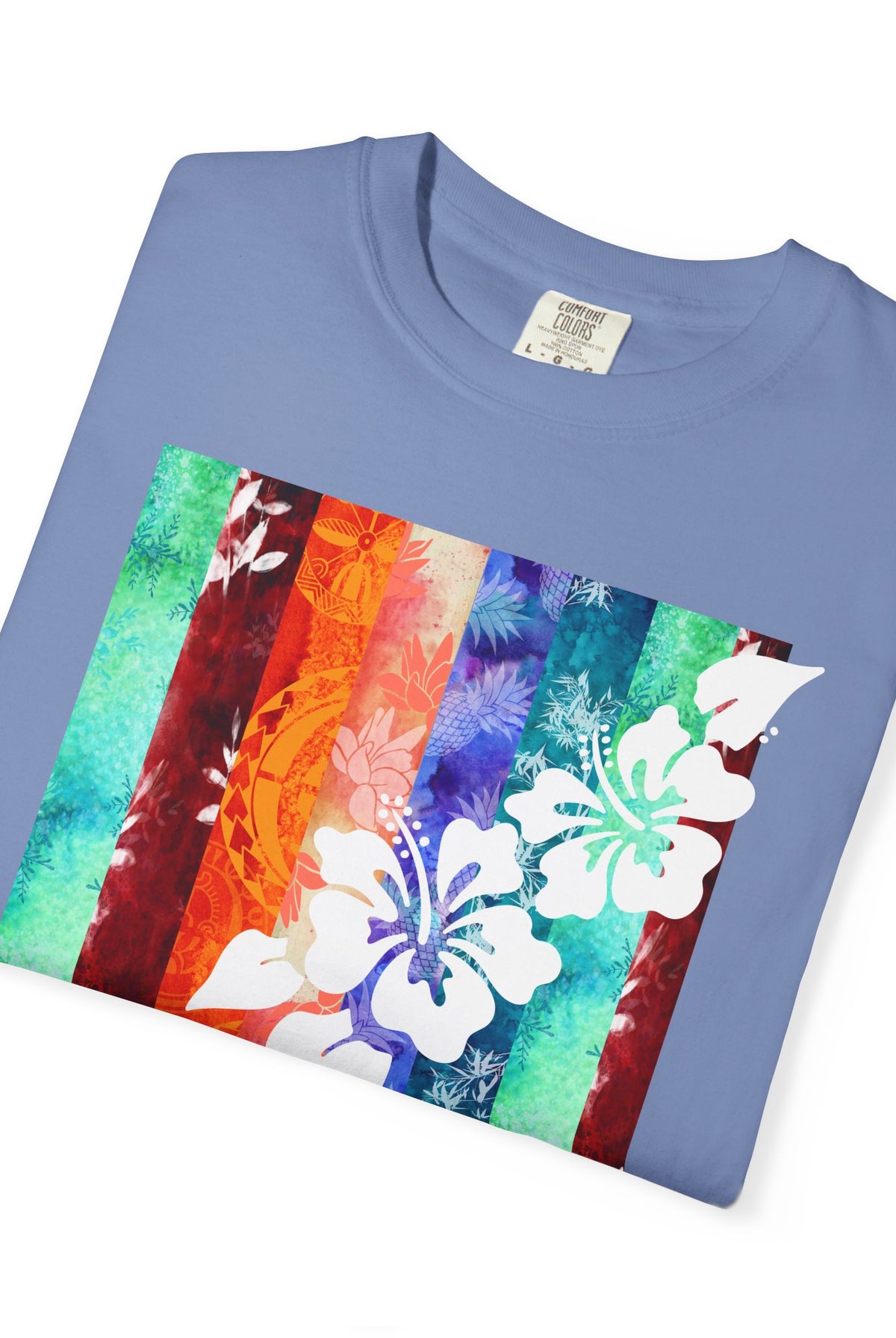 Tropical Vibes Soft Style Tee Red S The Local Banyan