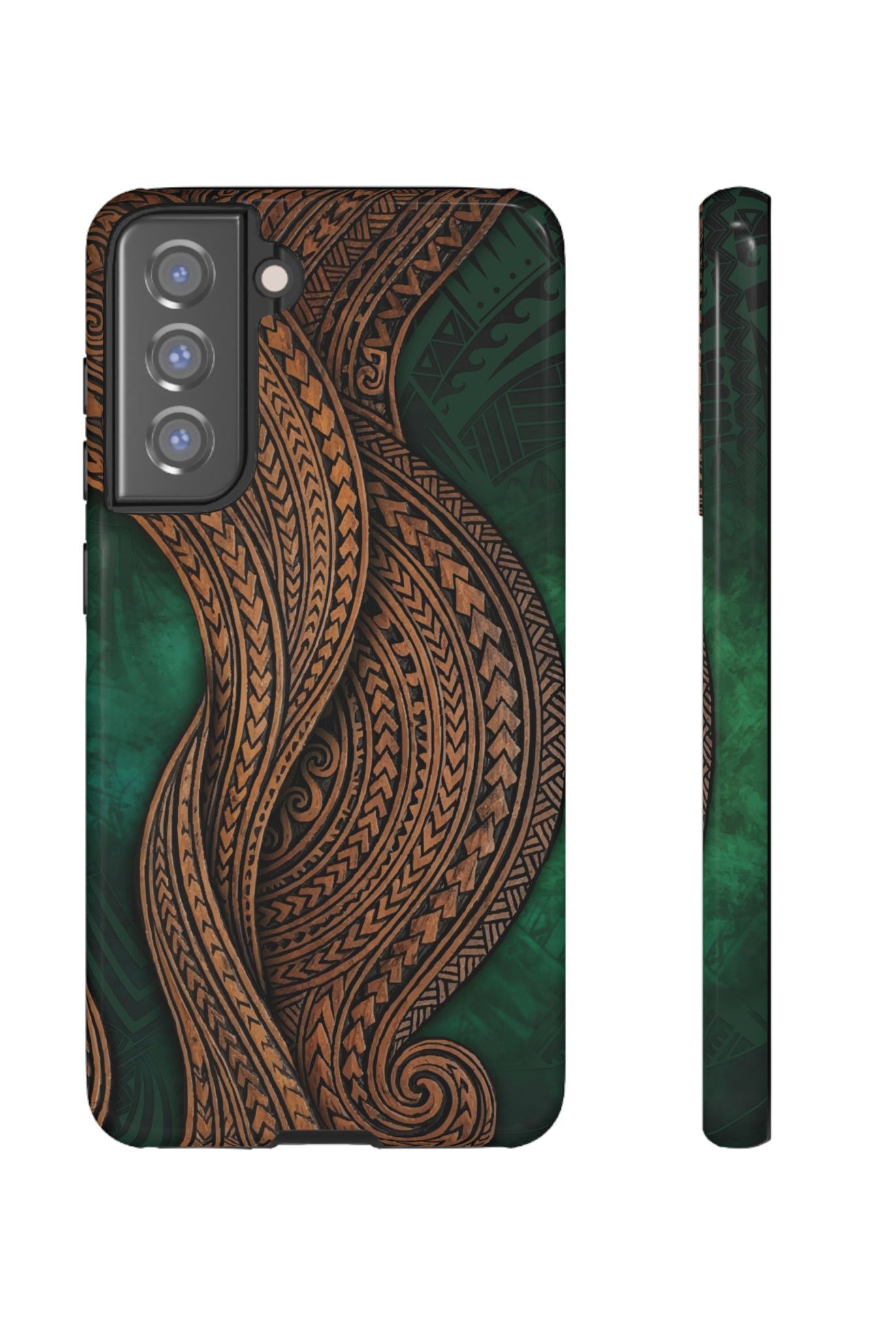Island Kālai Tough Case for Samsung Galaxy Phone Case The Local Banyan Samsung Galaxy S21 FE Glossy