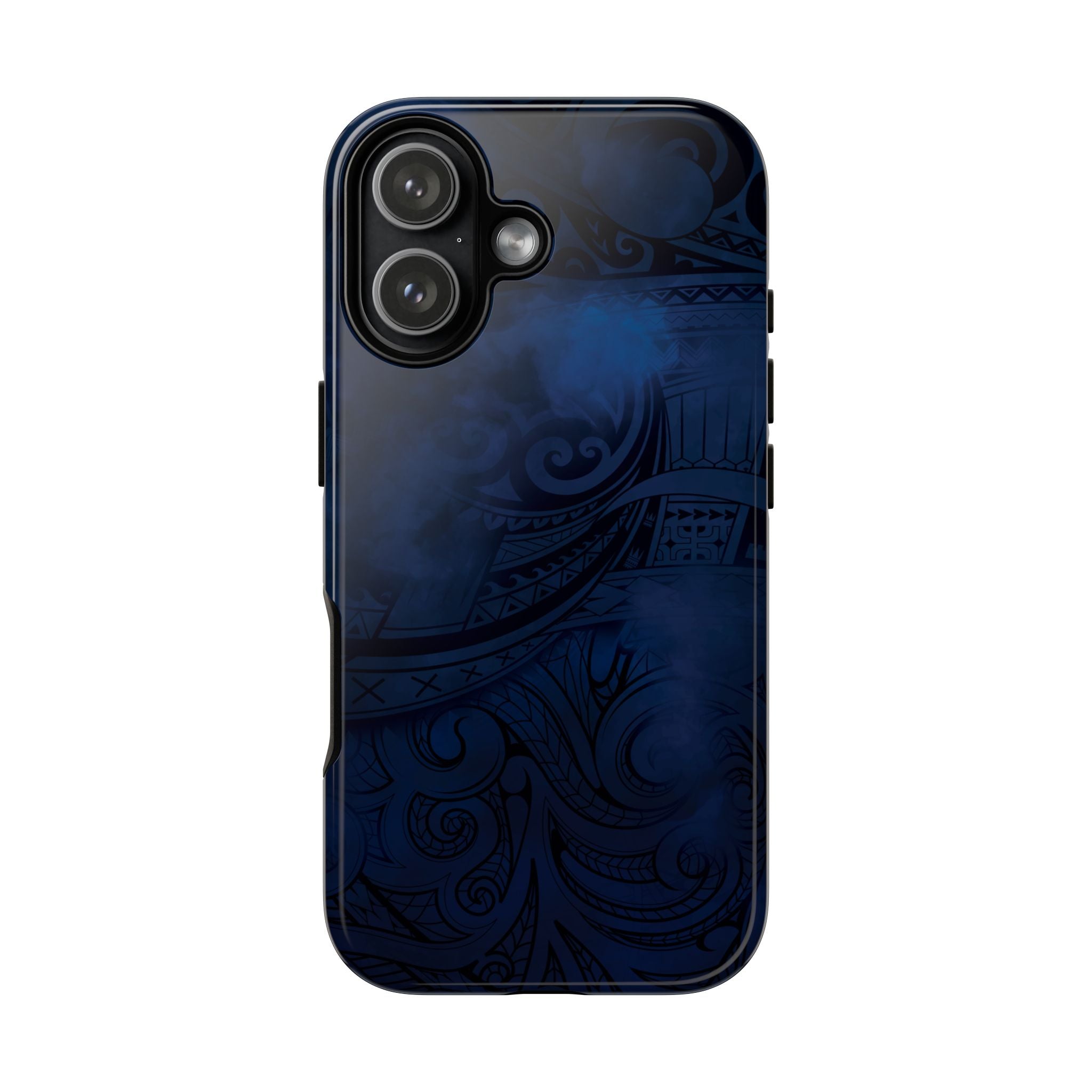 Midnight Essence Tough iPhone Case Side View - Dual Layer Drop Protection Hawaiian Phone Case - The Local Banyan