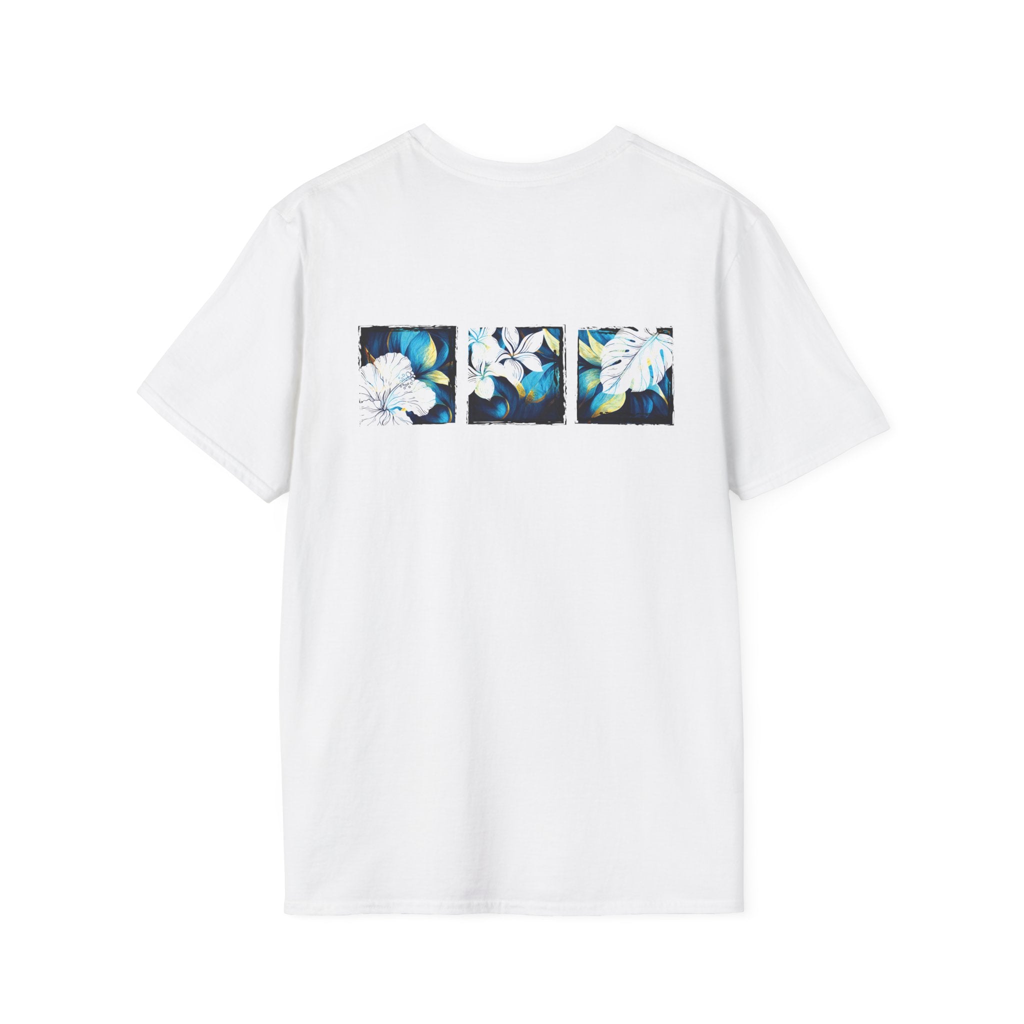 Coastal Bloom Soft Style Tee T-Shirt The Local Banyan S White