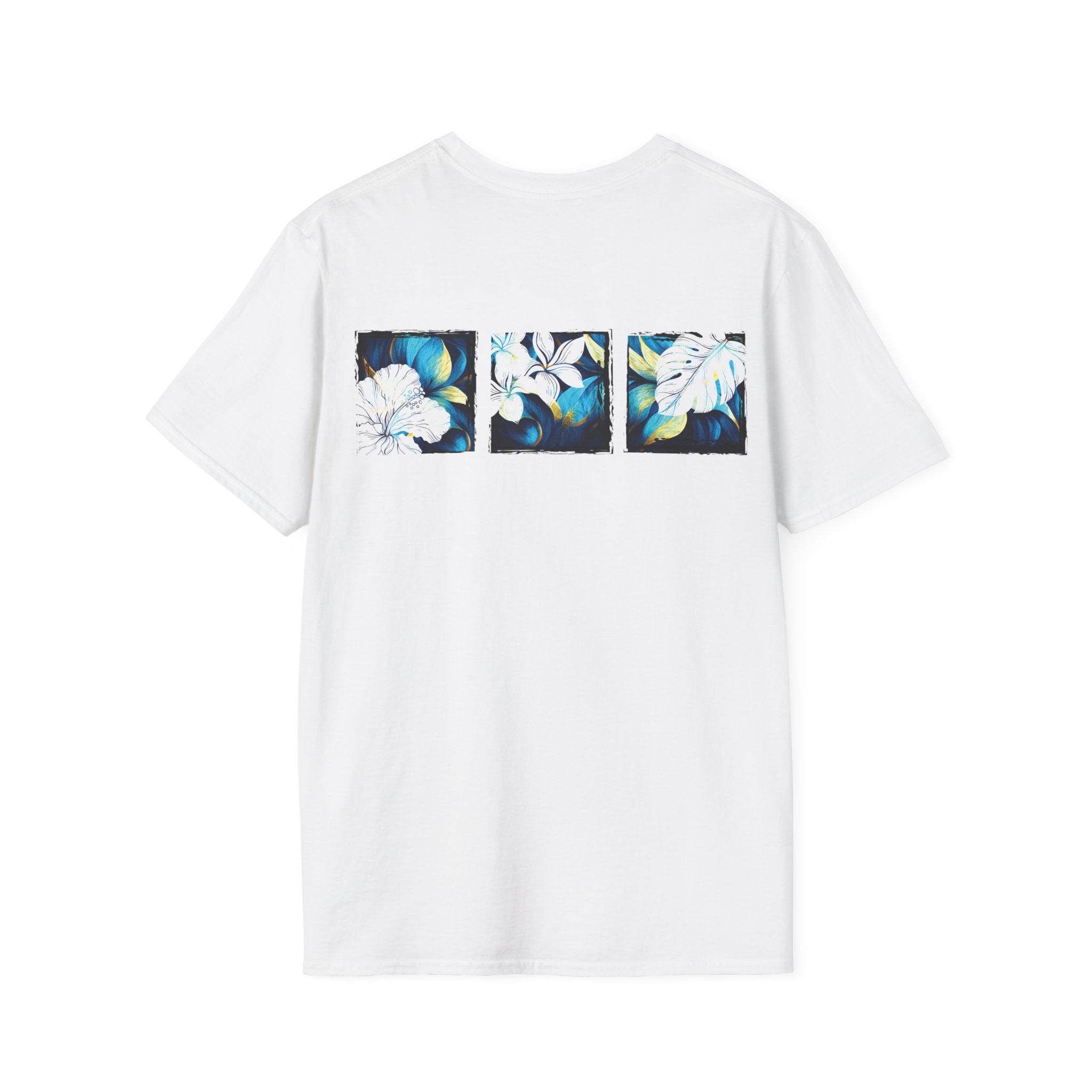 Coastal Bloom Soft Style Tee T-Shirt The Local Banyan White S