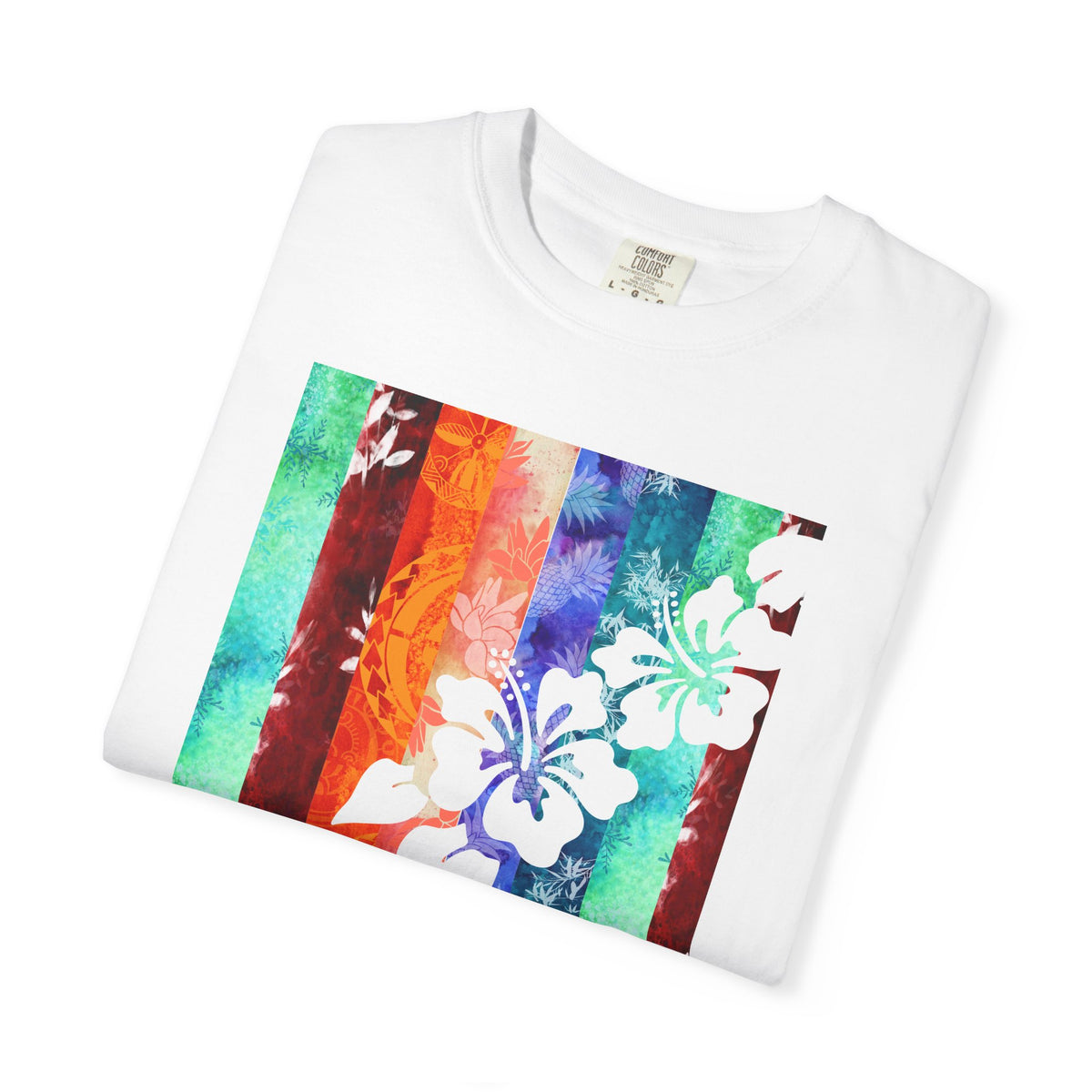 Tropical Vibes Soft Style Tee Red S The Local Banyan