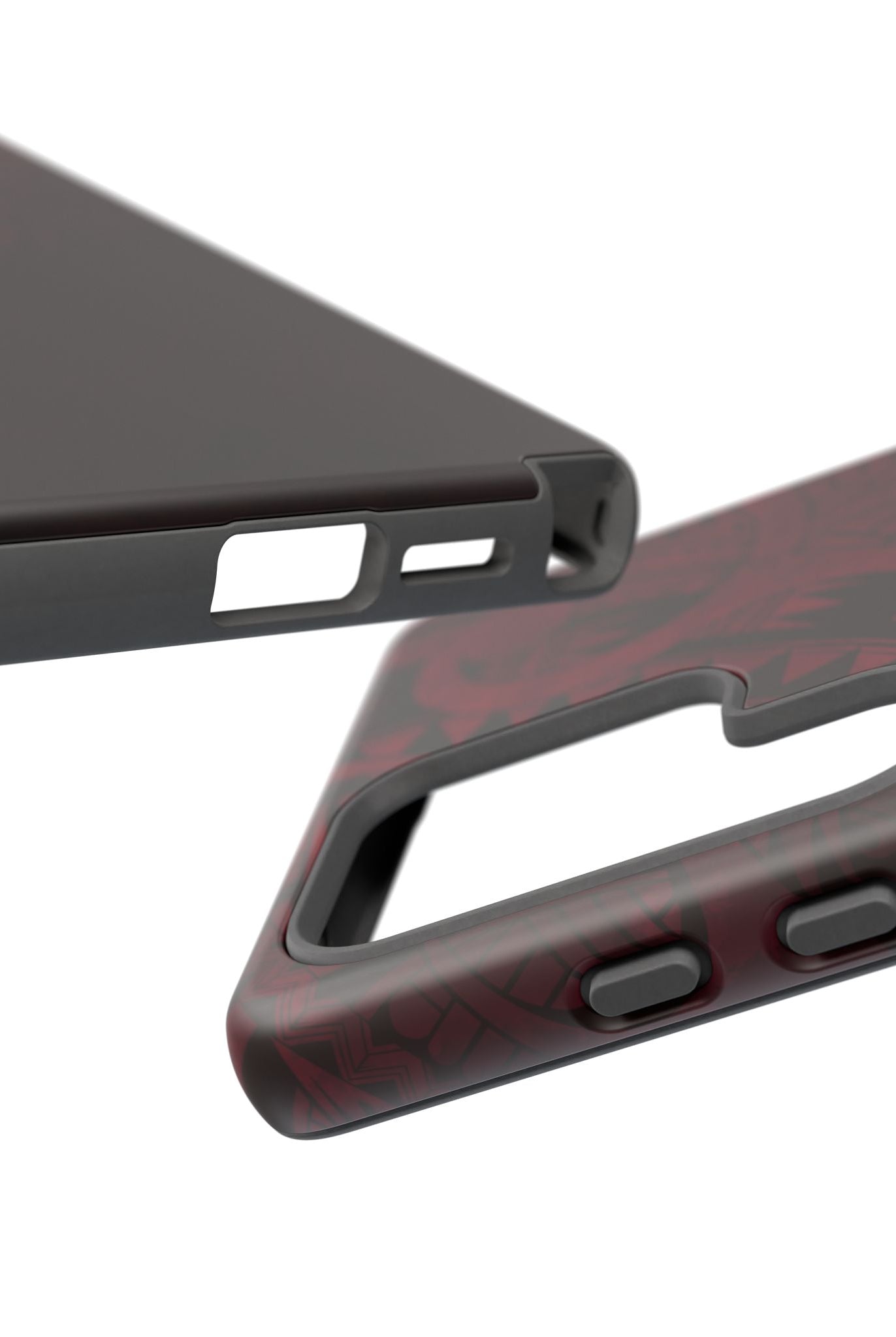Eternal Ember Tough Samsung Galaxy Case Side View - Dual Layer Drop Protection Hawaiian Phone Case - The Local Banyan