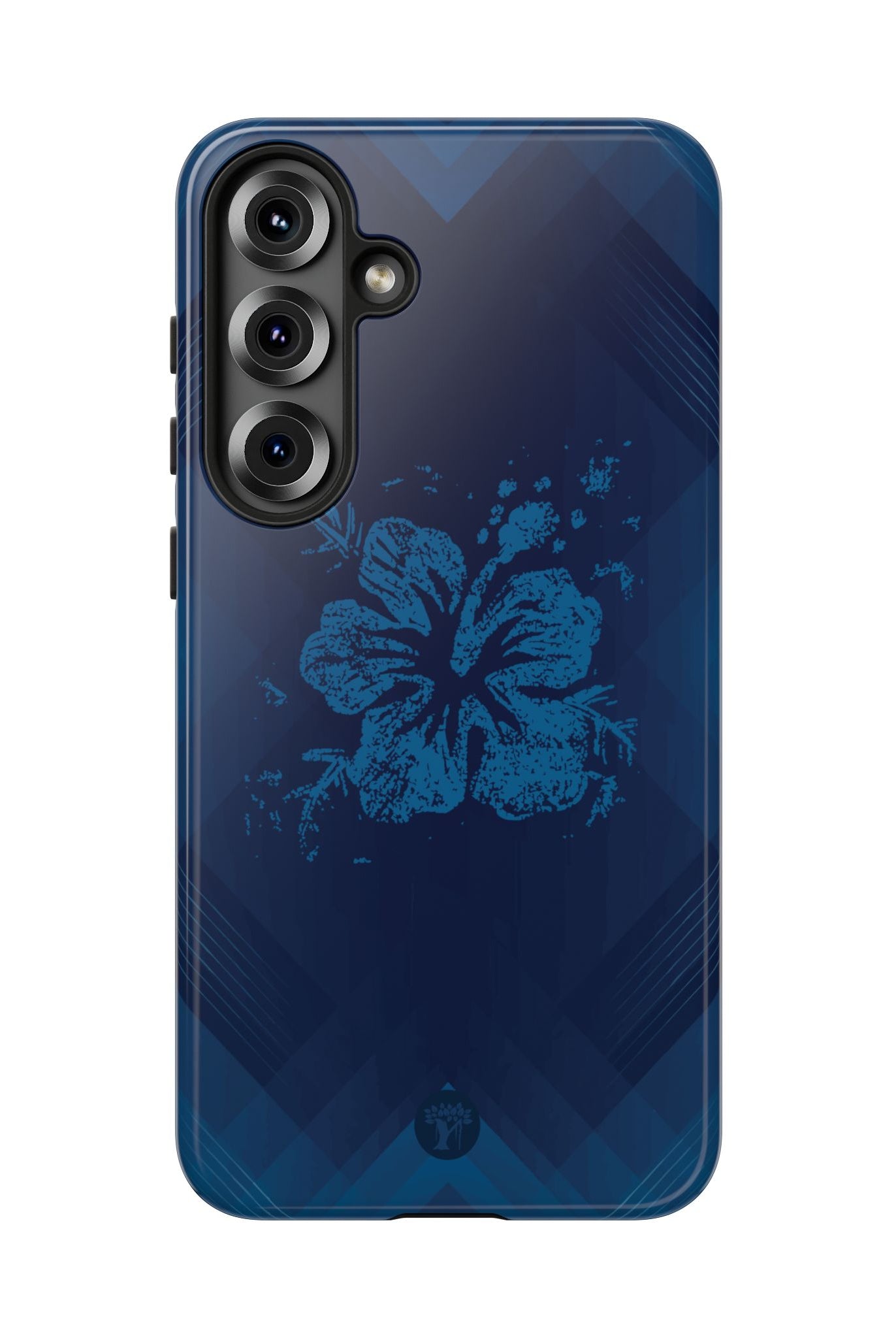 Kikokiko Lehua Tough Samsung Galaxy Case Side View - Dual Layer Drop Protection Hawaiian Phone Case - The Local Banyan