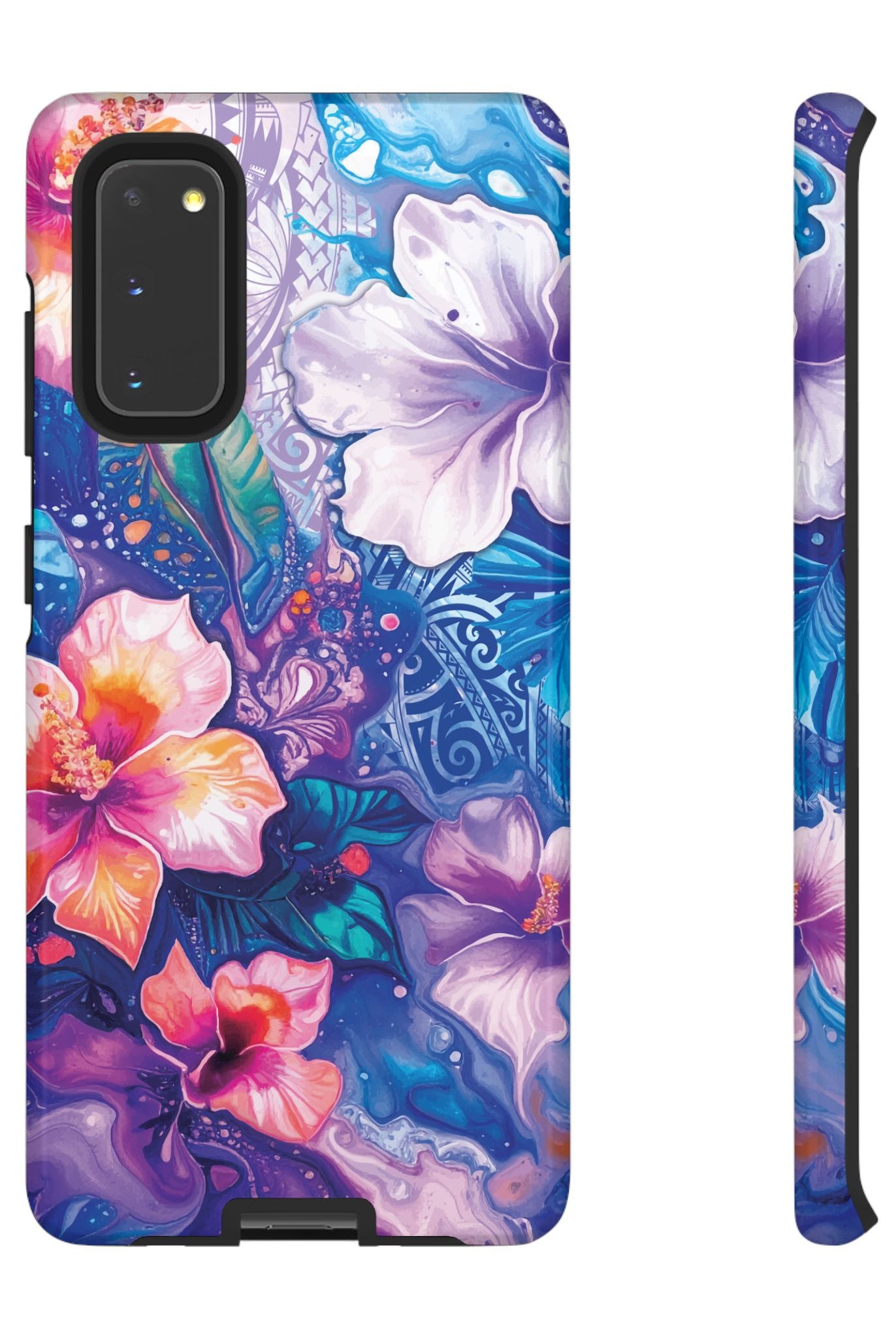 Aloha Wai Tough Samsung Galaxy Case Samsung Galaxy S20 Glossy - Hawaiian Aloha Tropical Floral Design - The Local Banyan