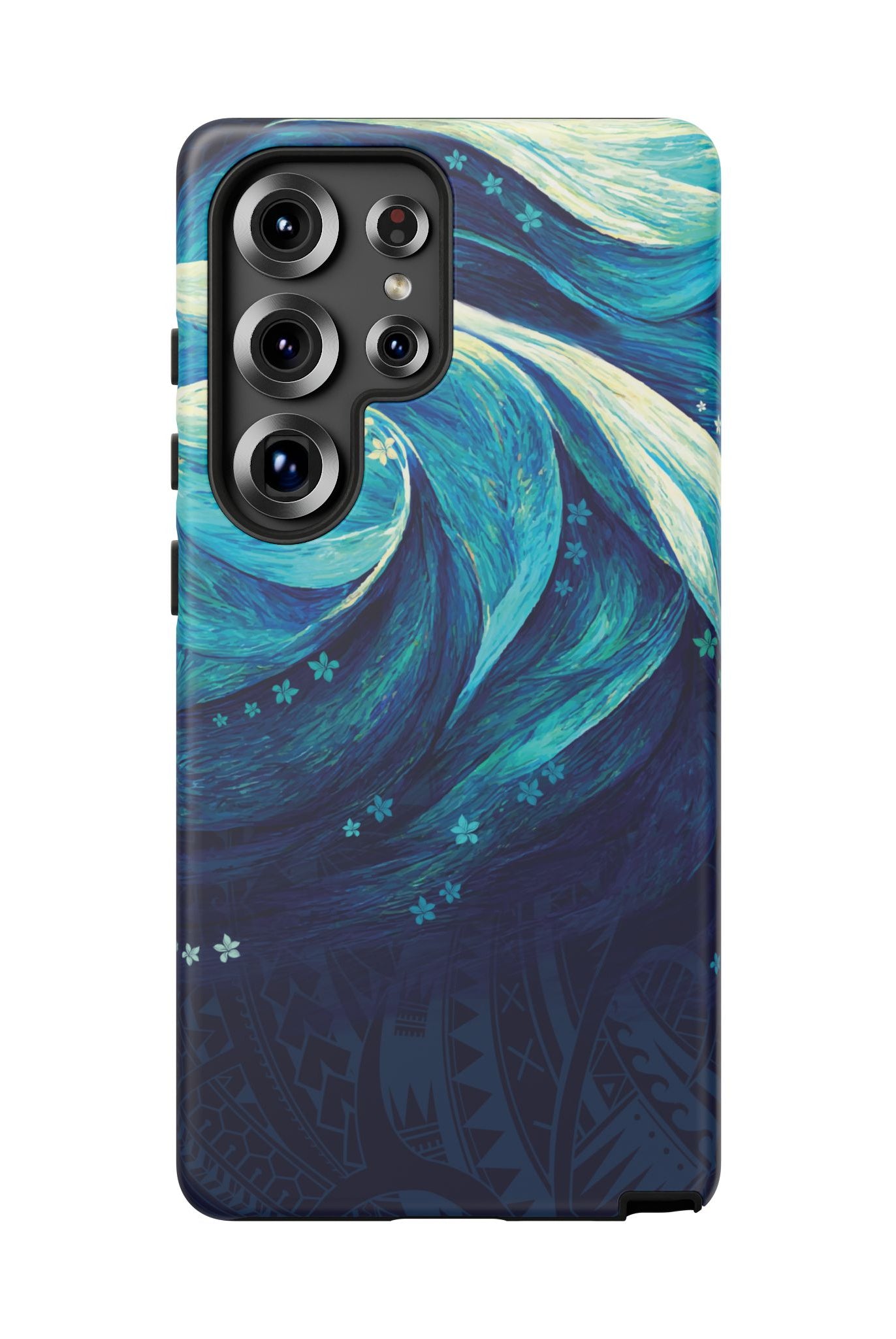 Eternal Mana Tough Samsung Galaxy Case Side View - Dual Layer Drop Protection Hawaiian Phone Case - The Local Banyan