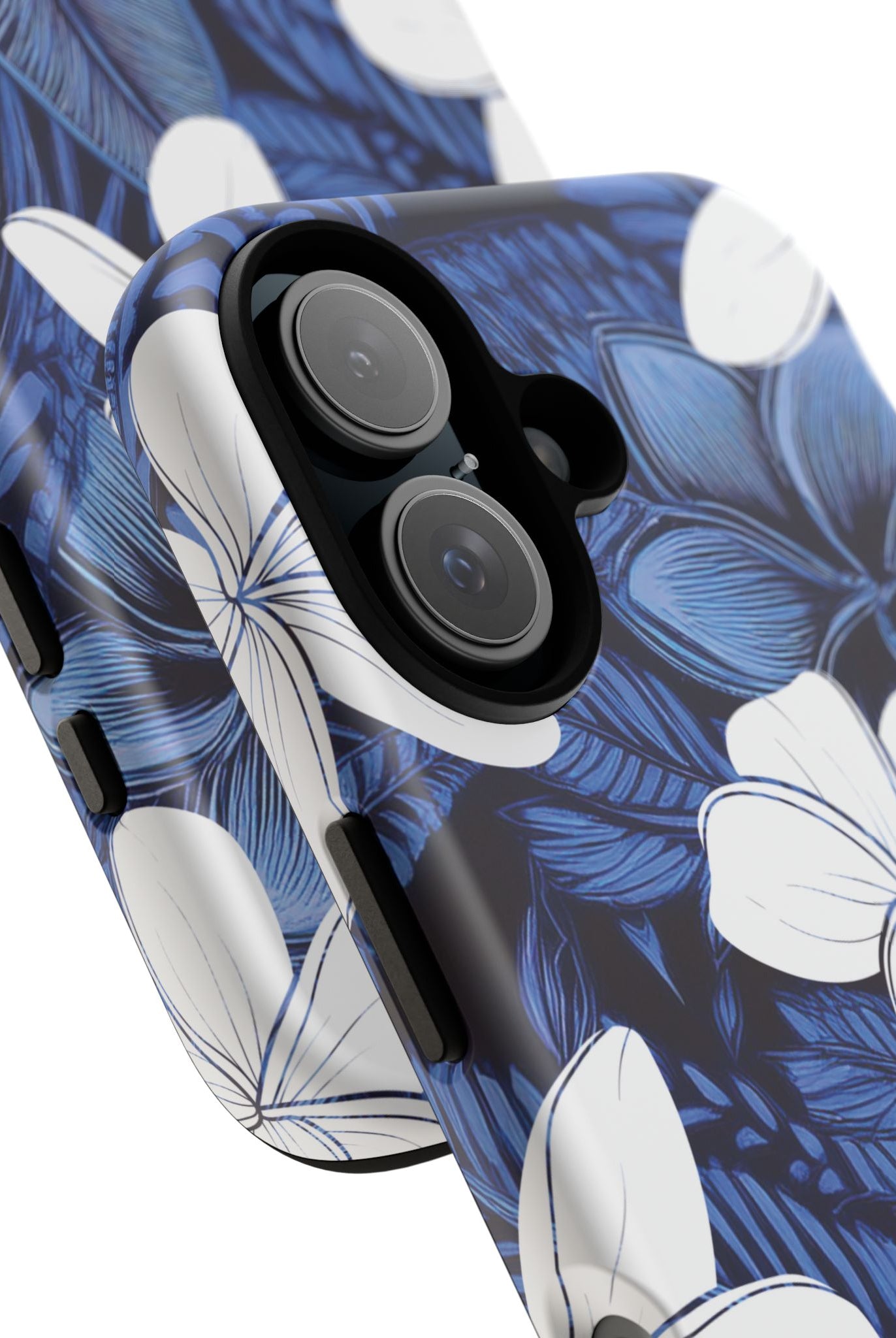 Eternal Blue Plumeria Tough Case for iPhone Phone Case The Local Banyan