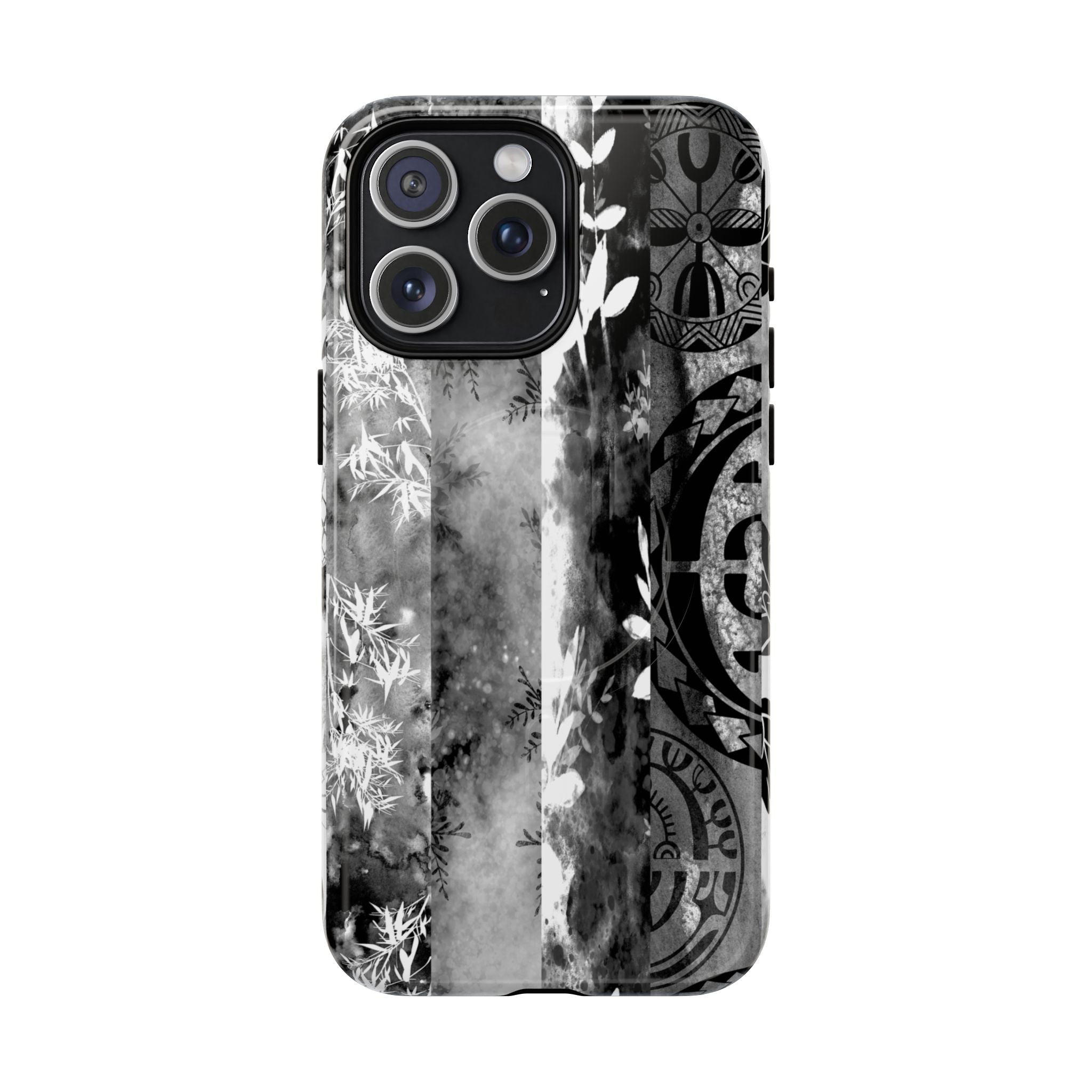 Monochrome Oasis Magnetic Case for iPhone Phone Case The Local Banyan iPhone 15 Pro Max Glossy