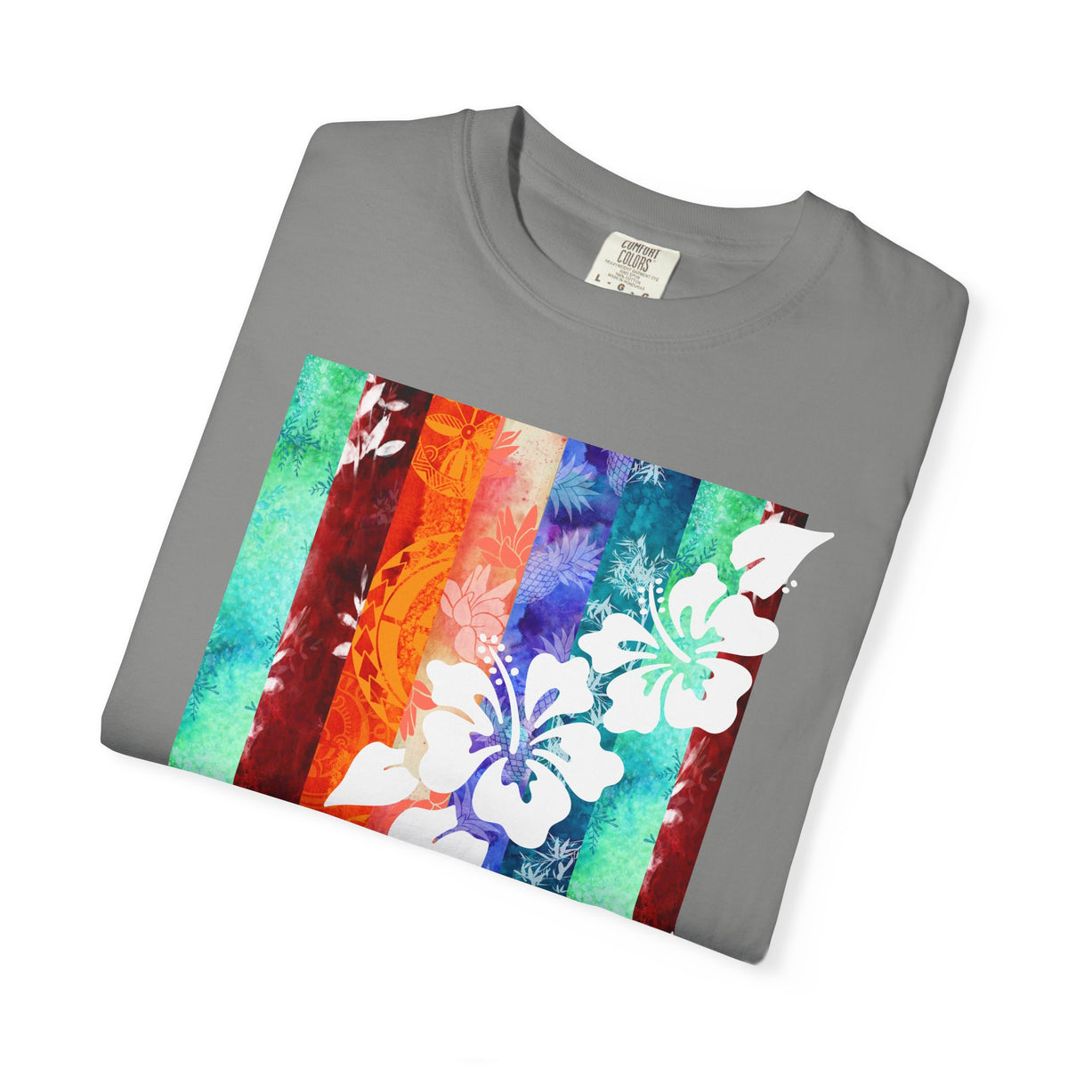 Tropical Vibes Soft Style Tee Red S The Local Banyan