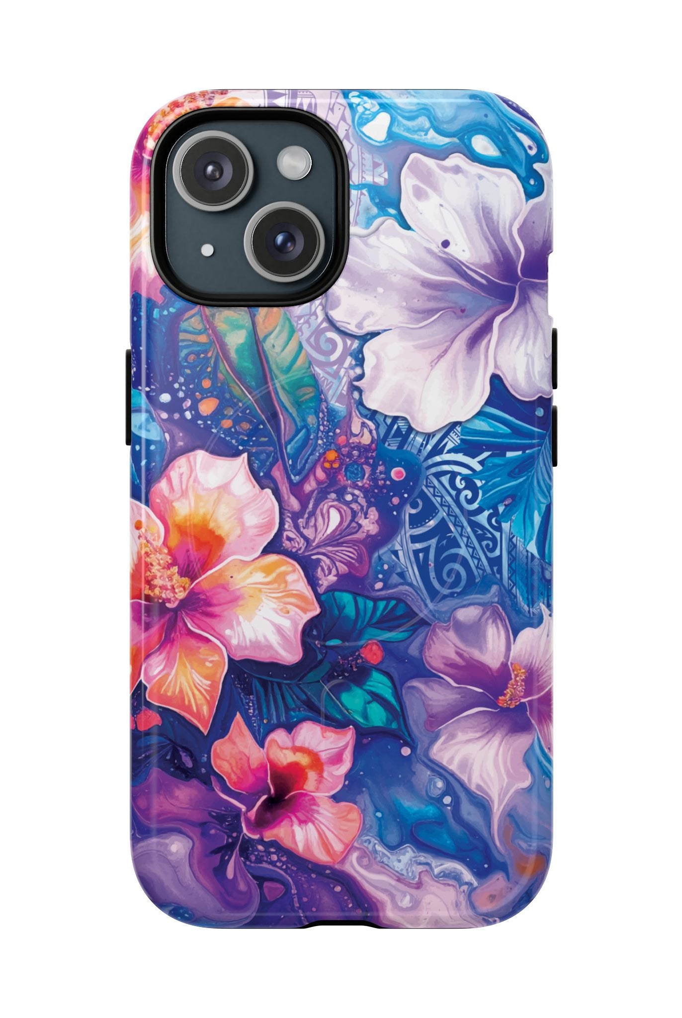 Aloha Wai Magnetic Case for iPhone Phone Case The Local Banyan iPhone 15 Glossy