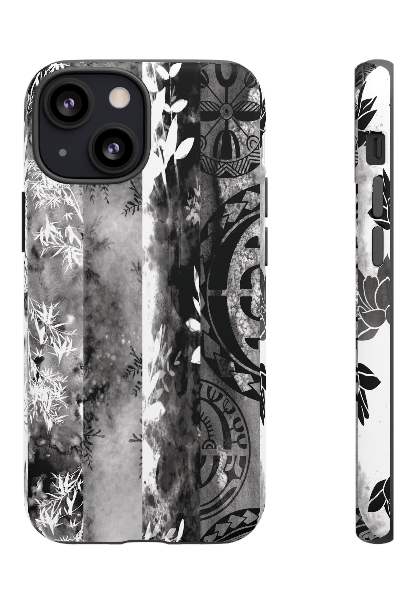 Monochrome Oasis Tough Case for iPhone Phone Case The Local Banyan iPhone 13 Mini Matte