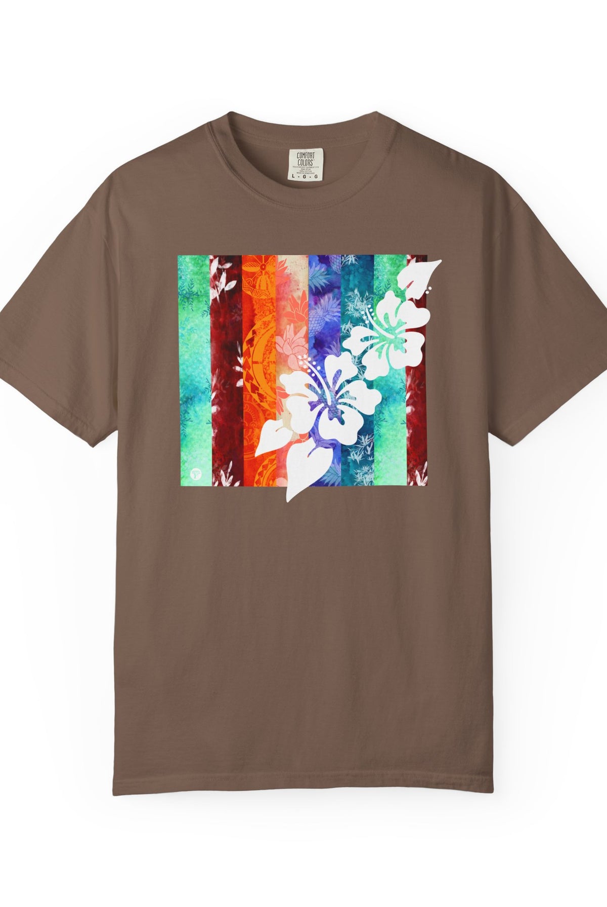 Tropical Vibes Soft Style Tee Espresso S The Local Banyan