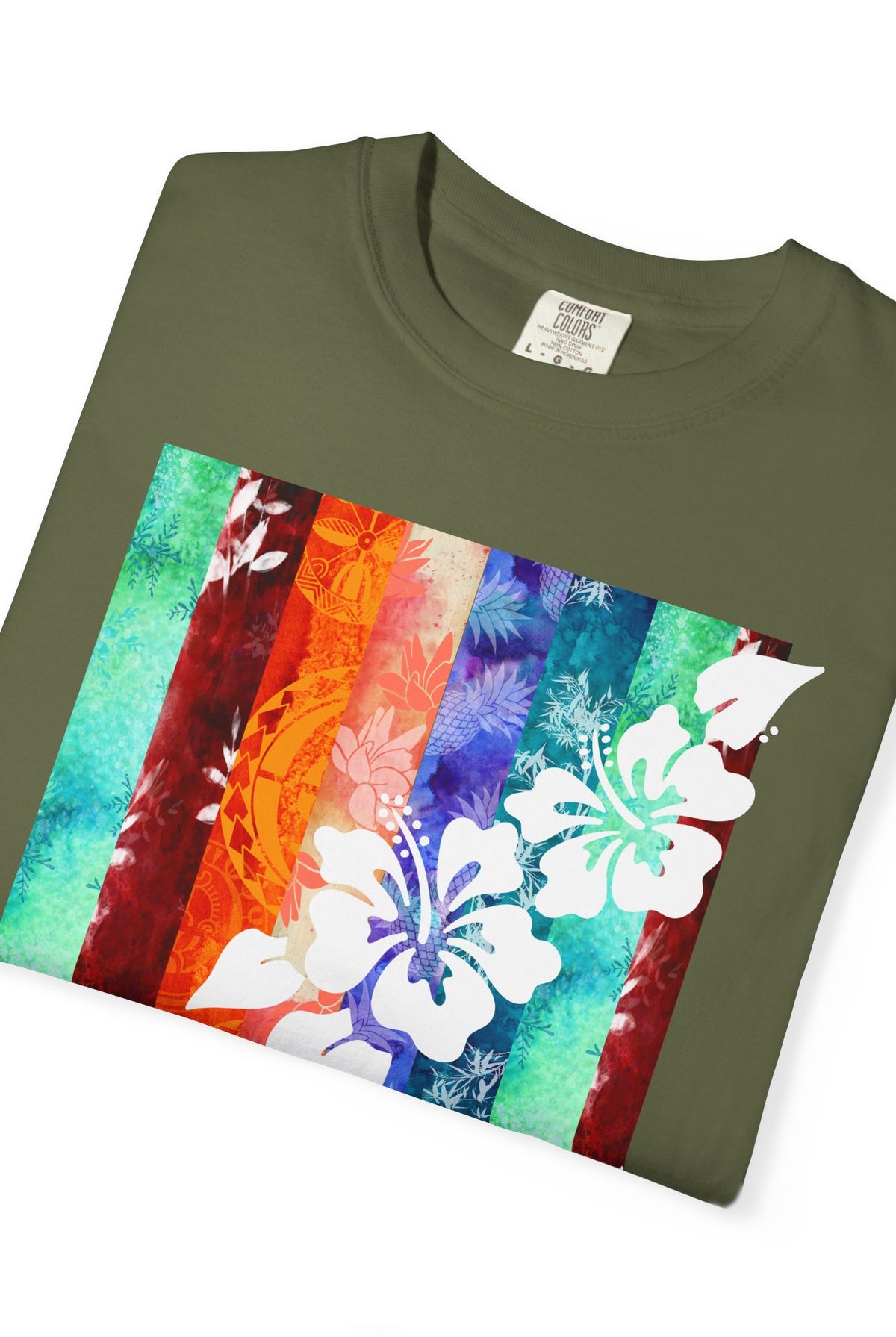 Tropical Vibes Soft Style Tee Red S The Local Banyan