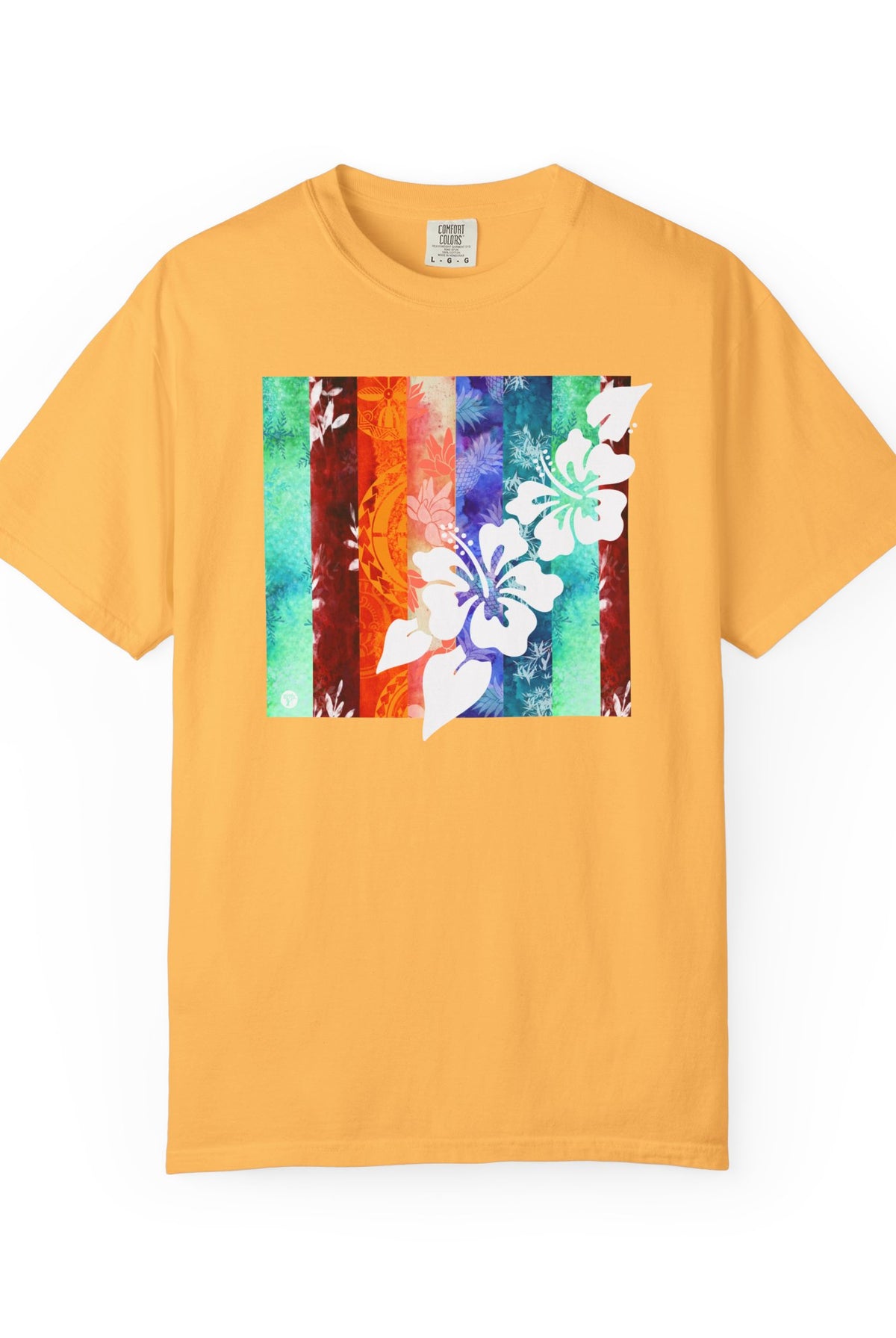 Tropical Vibes Soft Style Tee Citrus S The Local Banyan