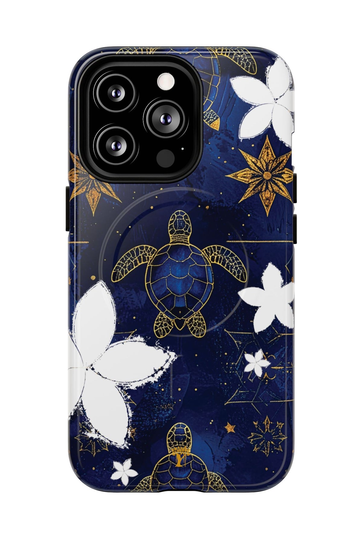 Tapa Hoku Honu Magnetic Case for iPhone iPhone 13 Pro Glossy The Local Banyan