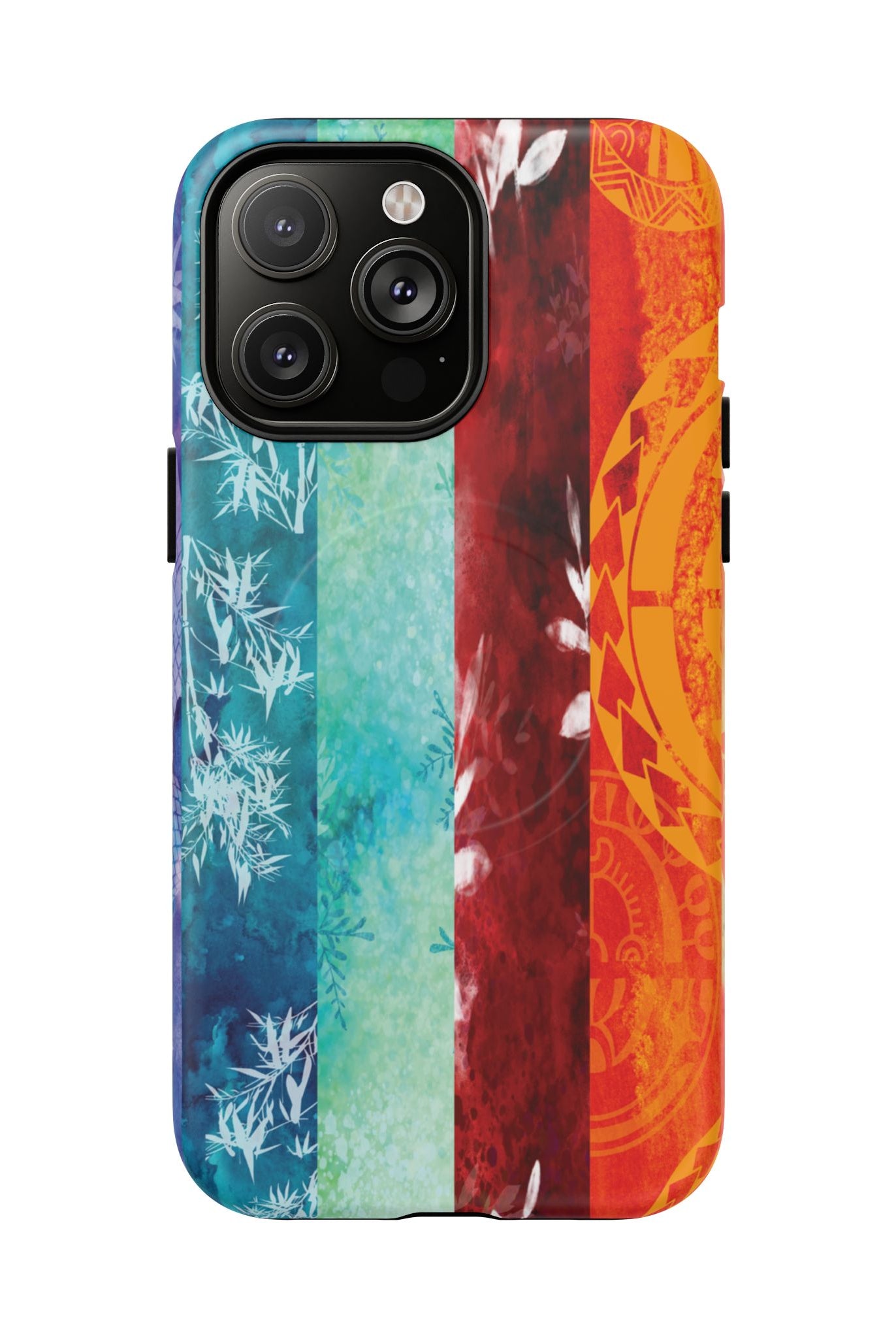 Island Vibes MagSafe iPhone Case iPhone 14 Pro Max Matte - Hawaiian Colorful Tropical Floral Design - The Local Banyan