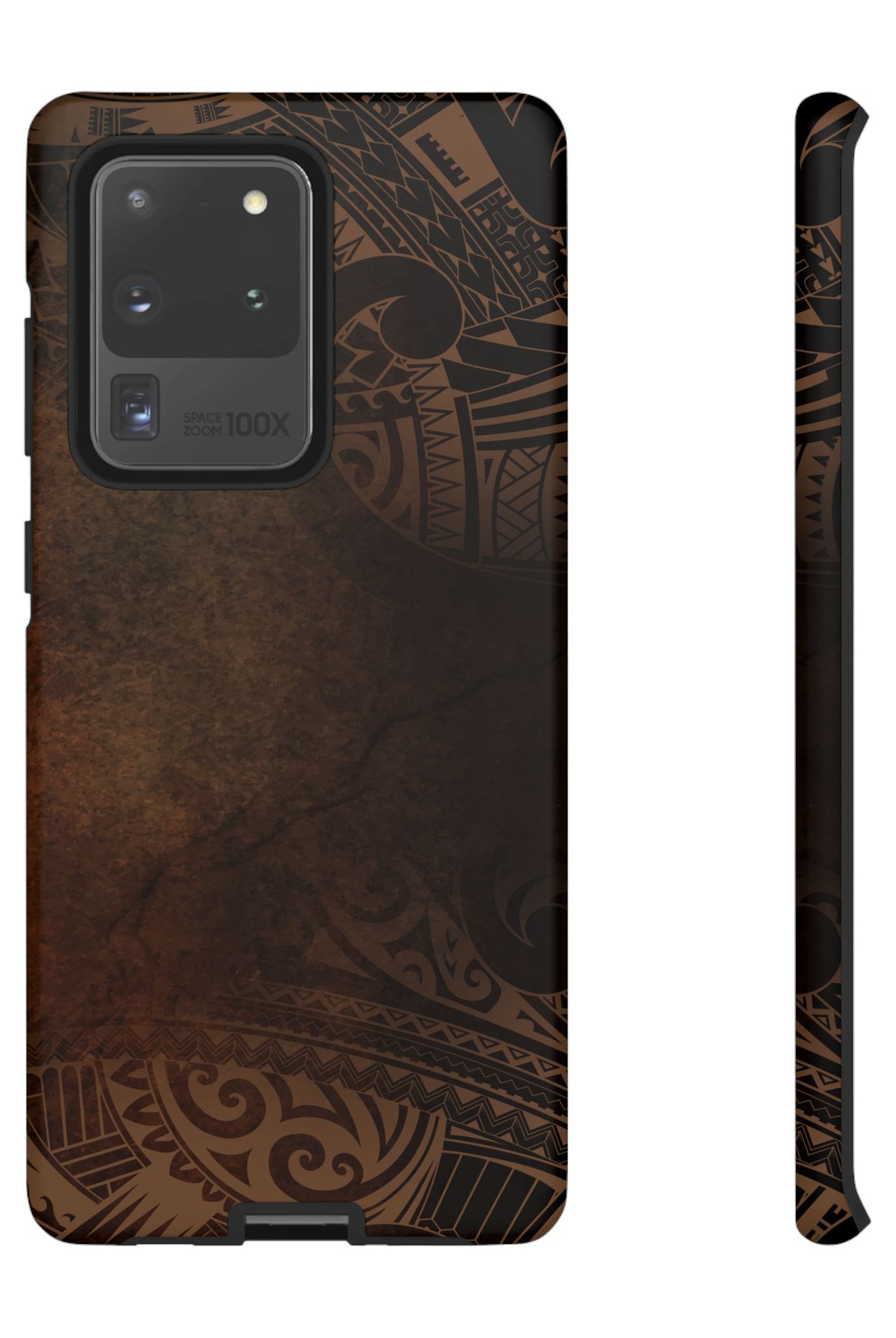 Aloha Aina Tough Samsung Galaxy Case Samsung Galaxy S20 Ultra Matte - Hawaiian Earth Tone Polynesian Tribal Design - The Local Banyan