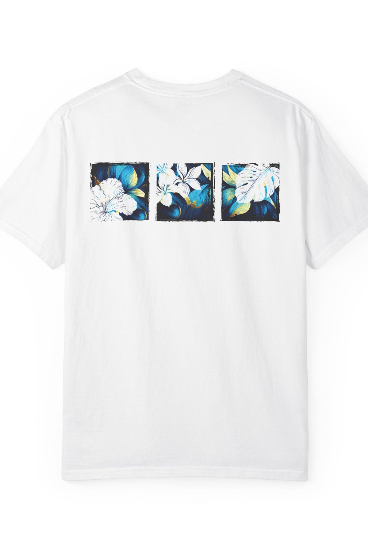 Coastal Bloom Garment Dyed Tee Red S The Local Banyan
