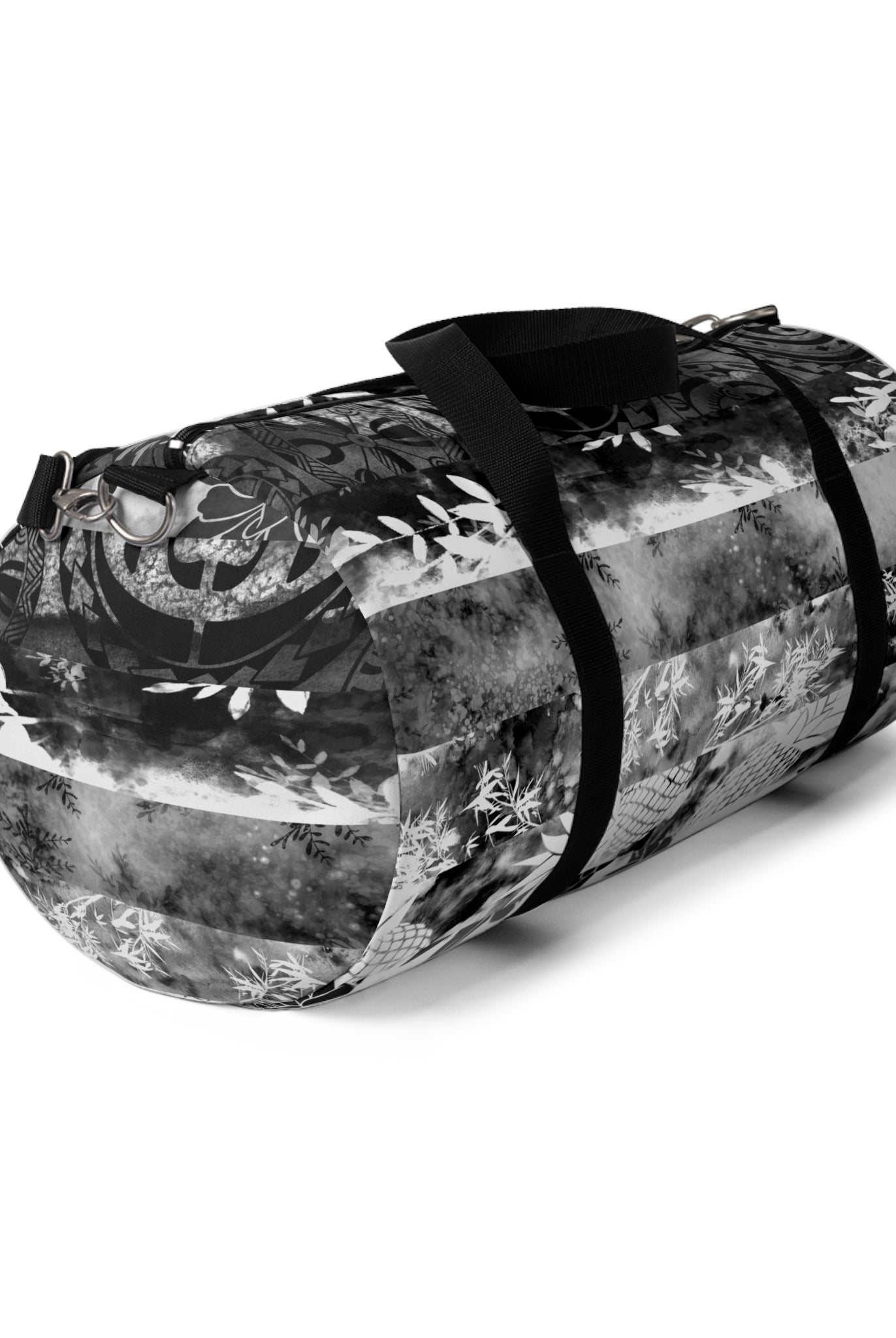 Monochrome Oasis Barrel Duffel Bag Duffels