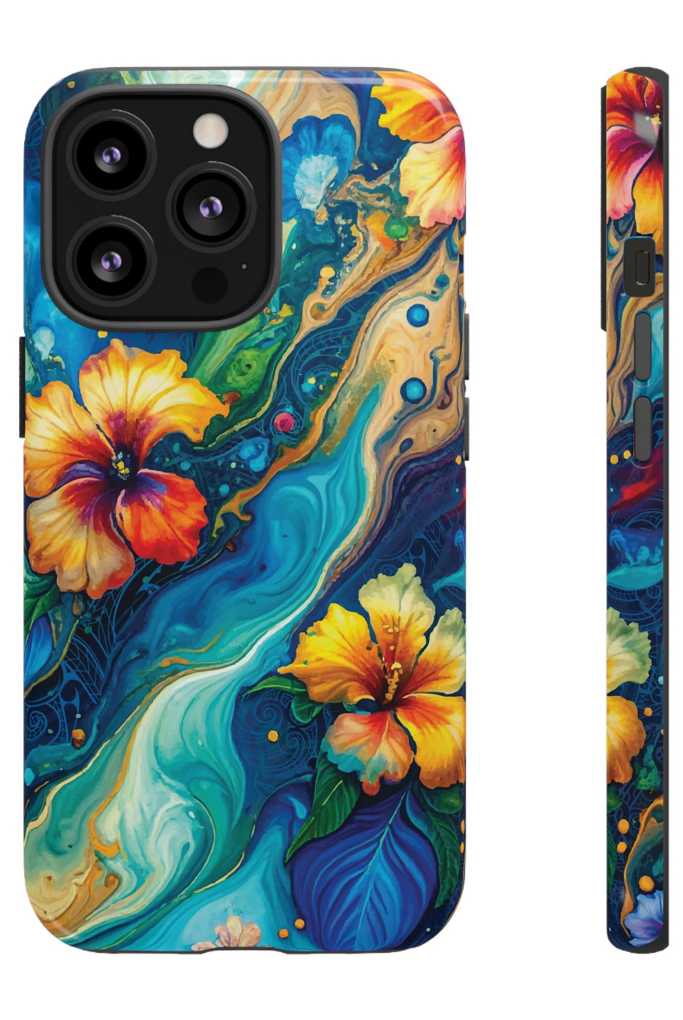 Aloalo Drift Tough Case for iPhone Phone Case The Local Banyan iPhone 13 Pro Glossy