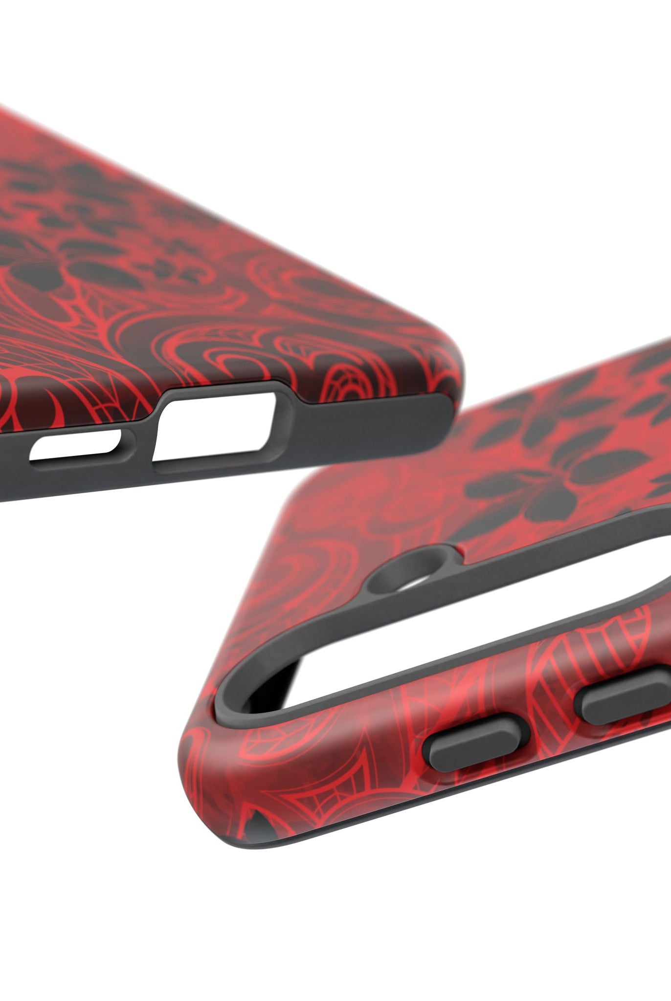 Keahi Pua Tough Samsung Galaxy Case Side View - Dual Layer Drop Protection Hawaiian Phone Case - The Local Banyan