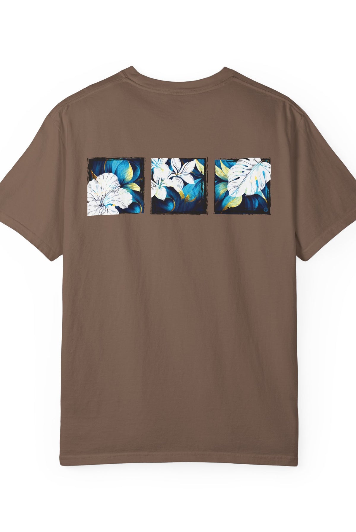 Coastal Bloom Garment Dyed Tee Red S The Local Banyan