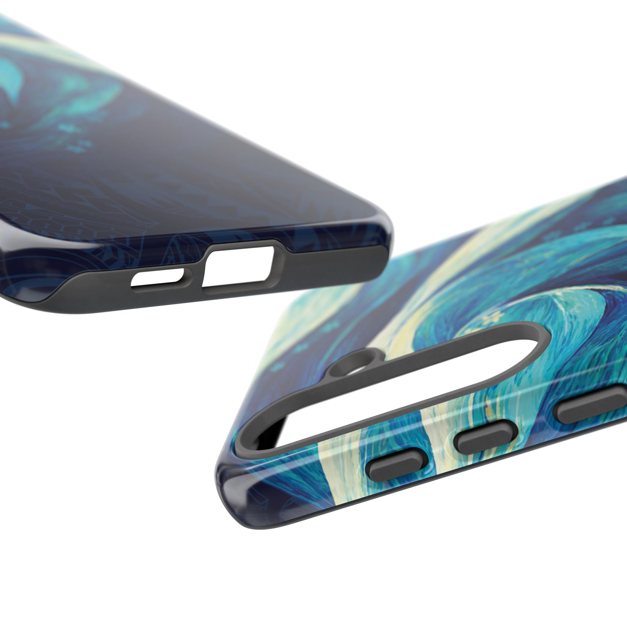 Eternal Mana Tough Samsung Galaxy Case Side View - Dual Layer Drop Protection Hawaiian Phone Case - The Local Banyan
