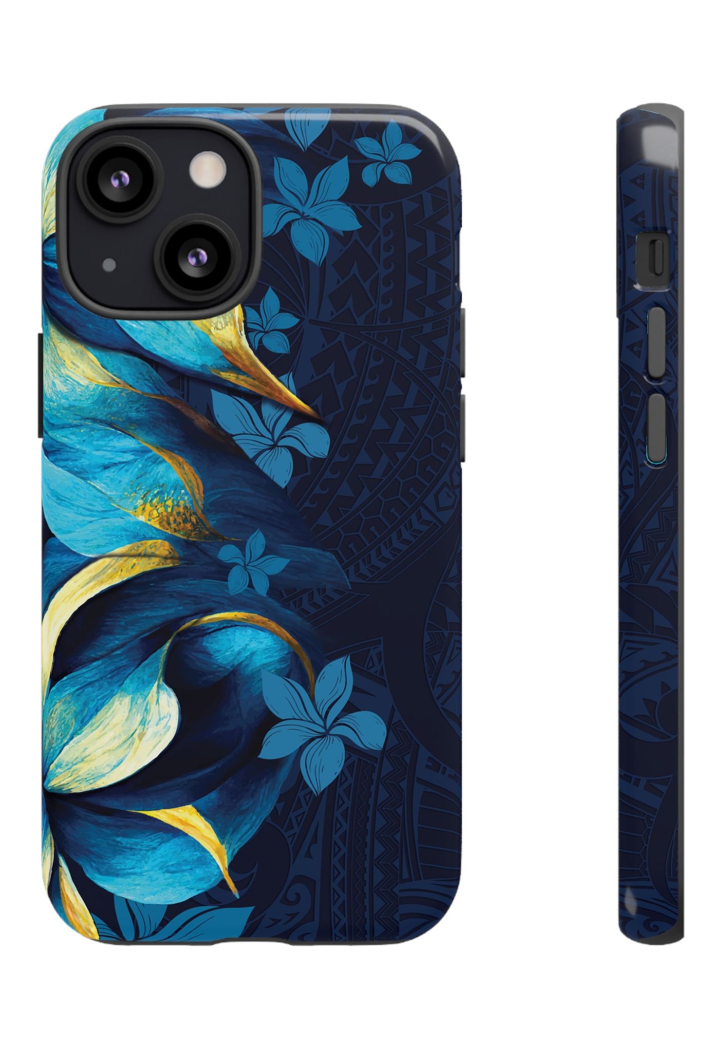 Pō Mahina Tough Case for iPhone Phone Case The Local Banyan iPhone 13 Mini Glossy