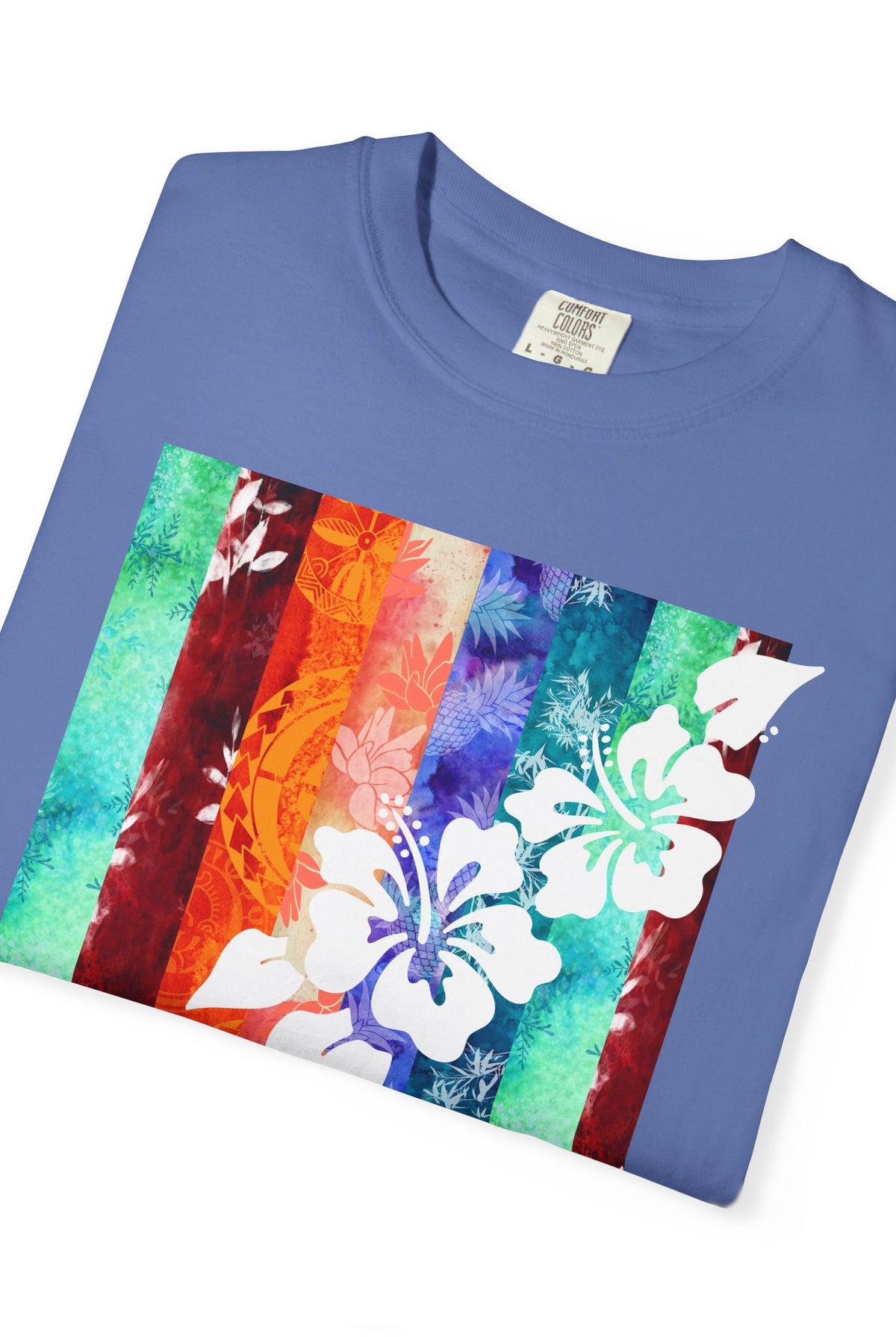 Tropical Vibes Soft Style Tee Red S The Local Banyan