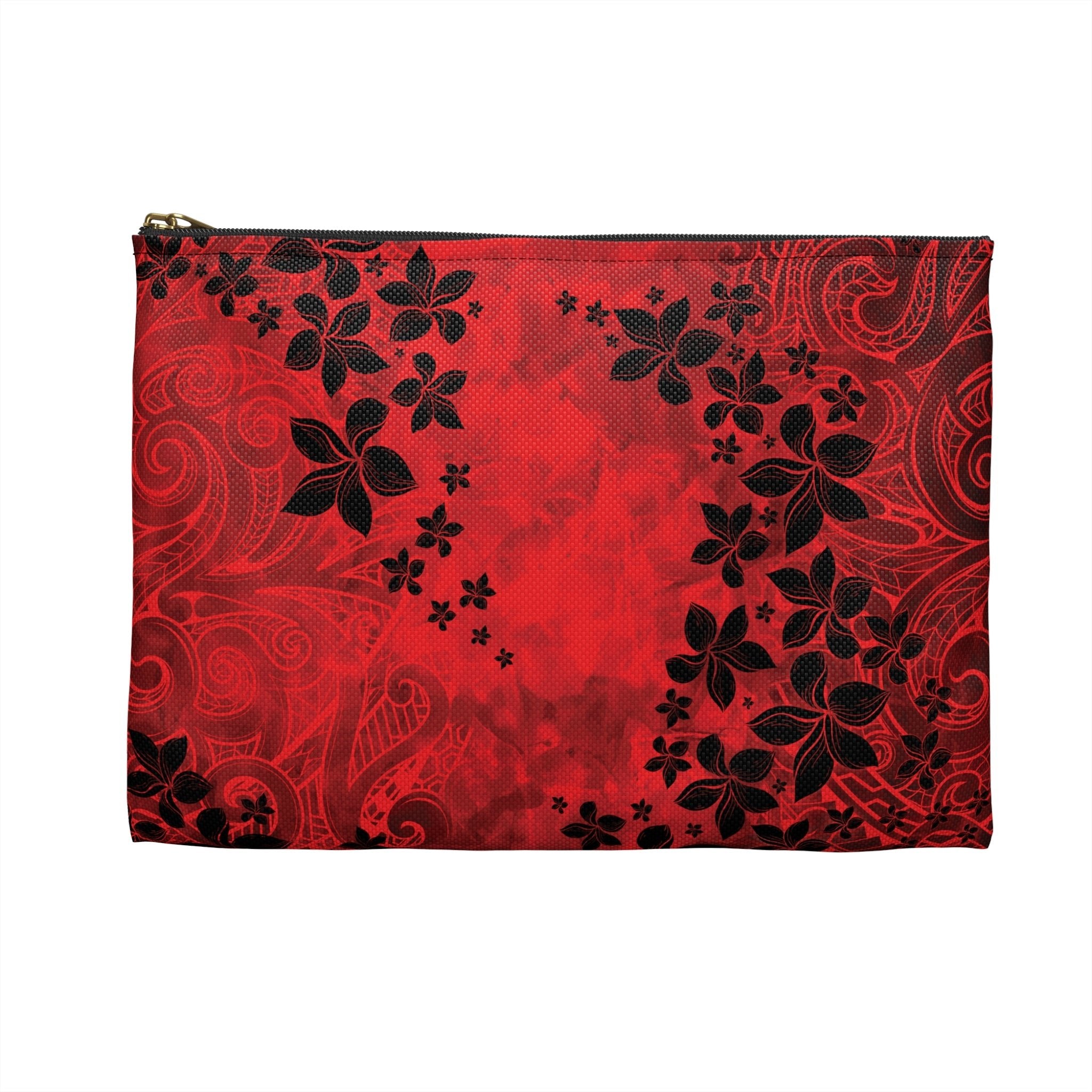 Keahi Pua Travel Pouch Bag Small Black zipper The Local Banyan