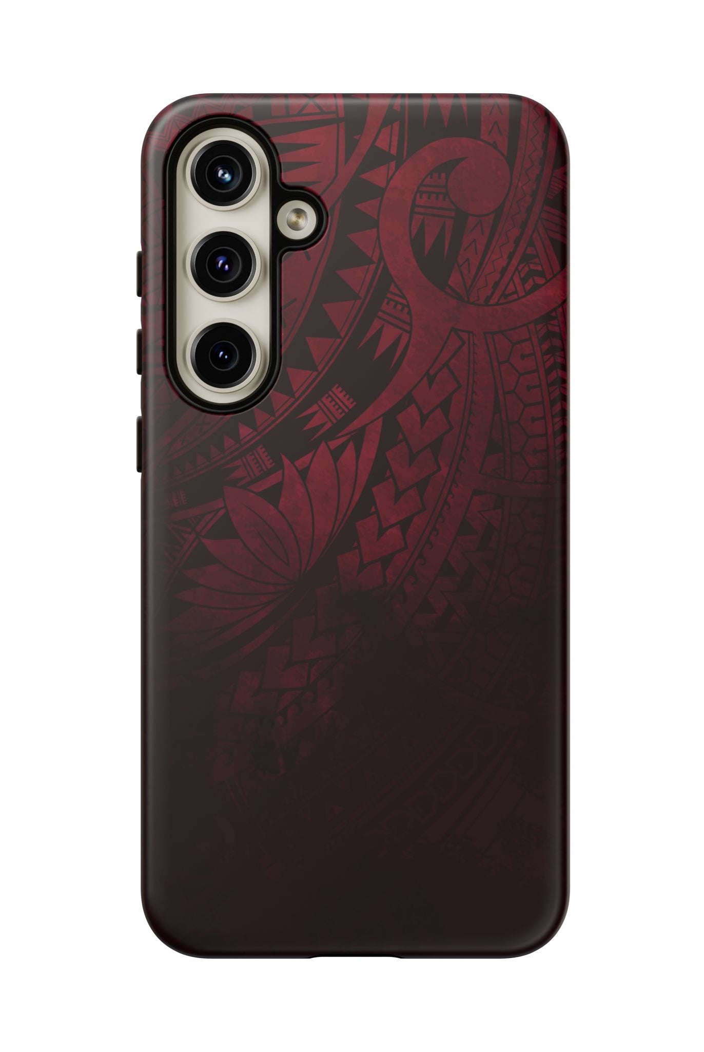 Eternal Ember Tough Samsung Galaxy Case Side View - Dual Layer Drop Protection Hawaiian Phone Case - The Local Banyan