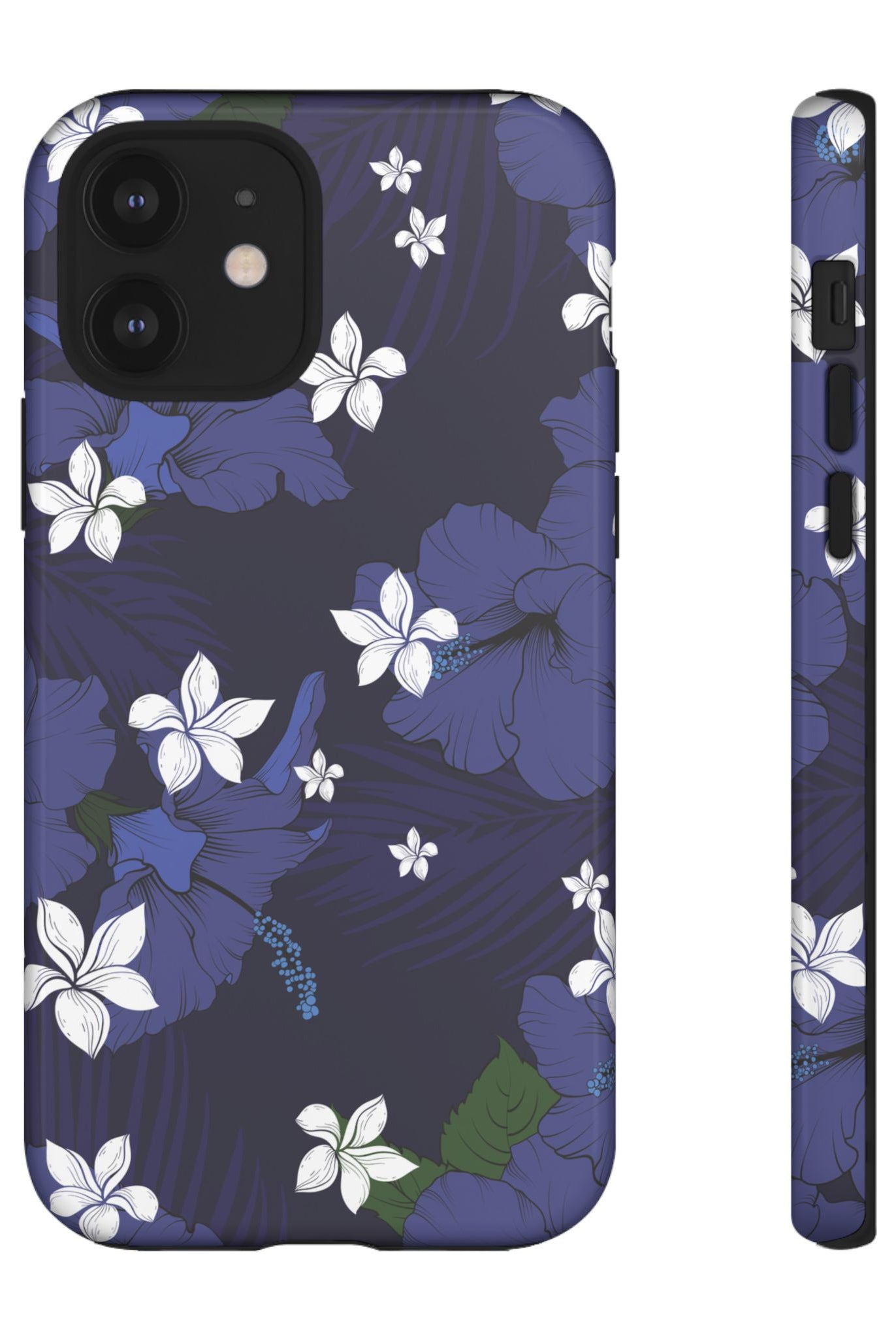 Vintage Blue Tough Case for iPhone Phone Case The Local Banyan iPhone 12 Glossy