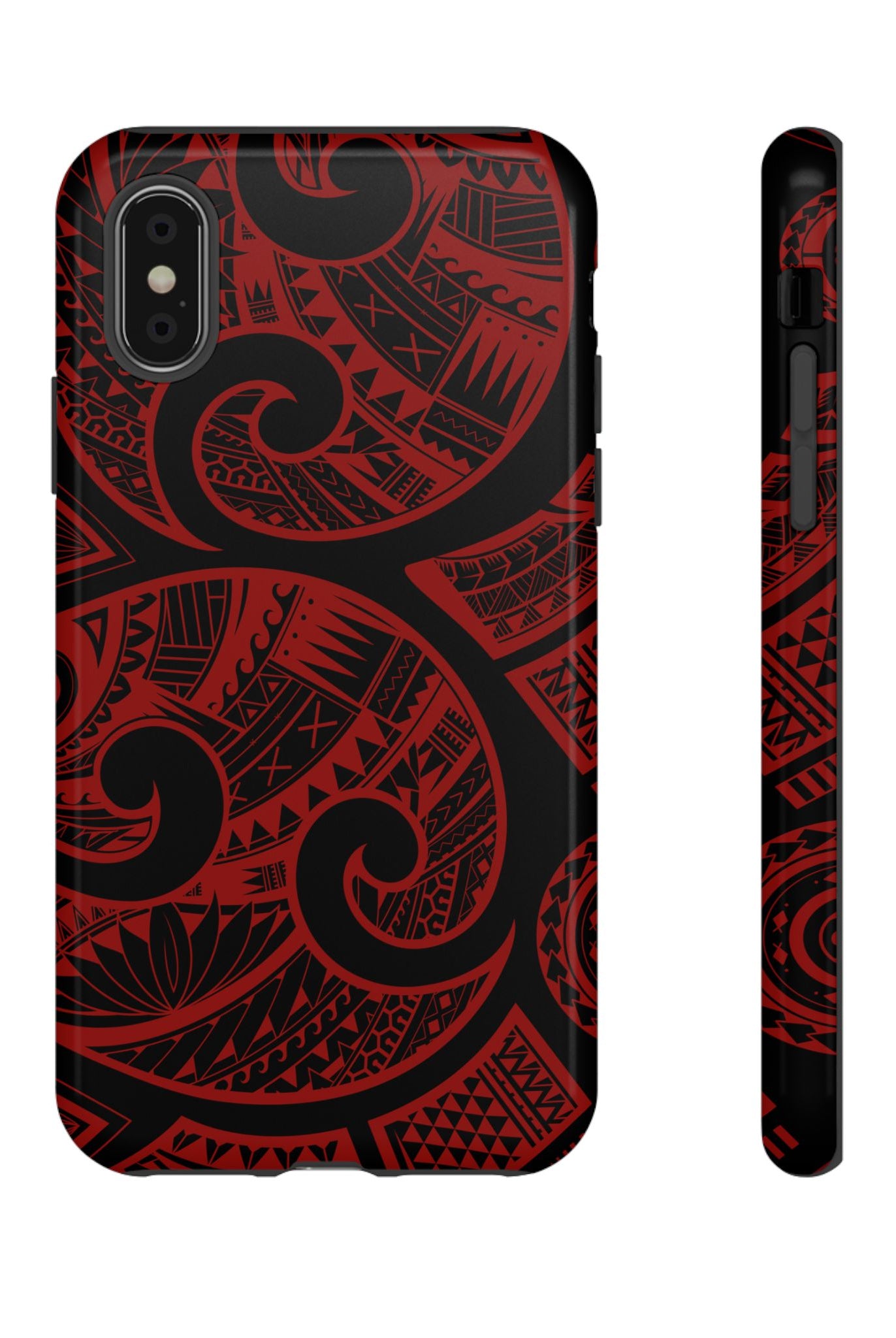 Island Tribal Red Tough Case for iPhone Phone Case The Local Banyan
