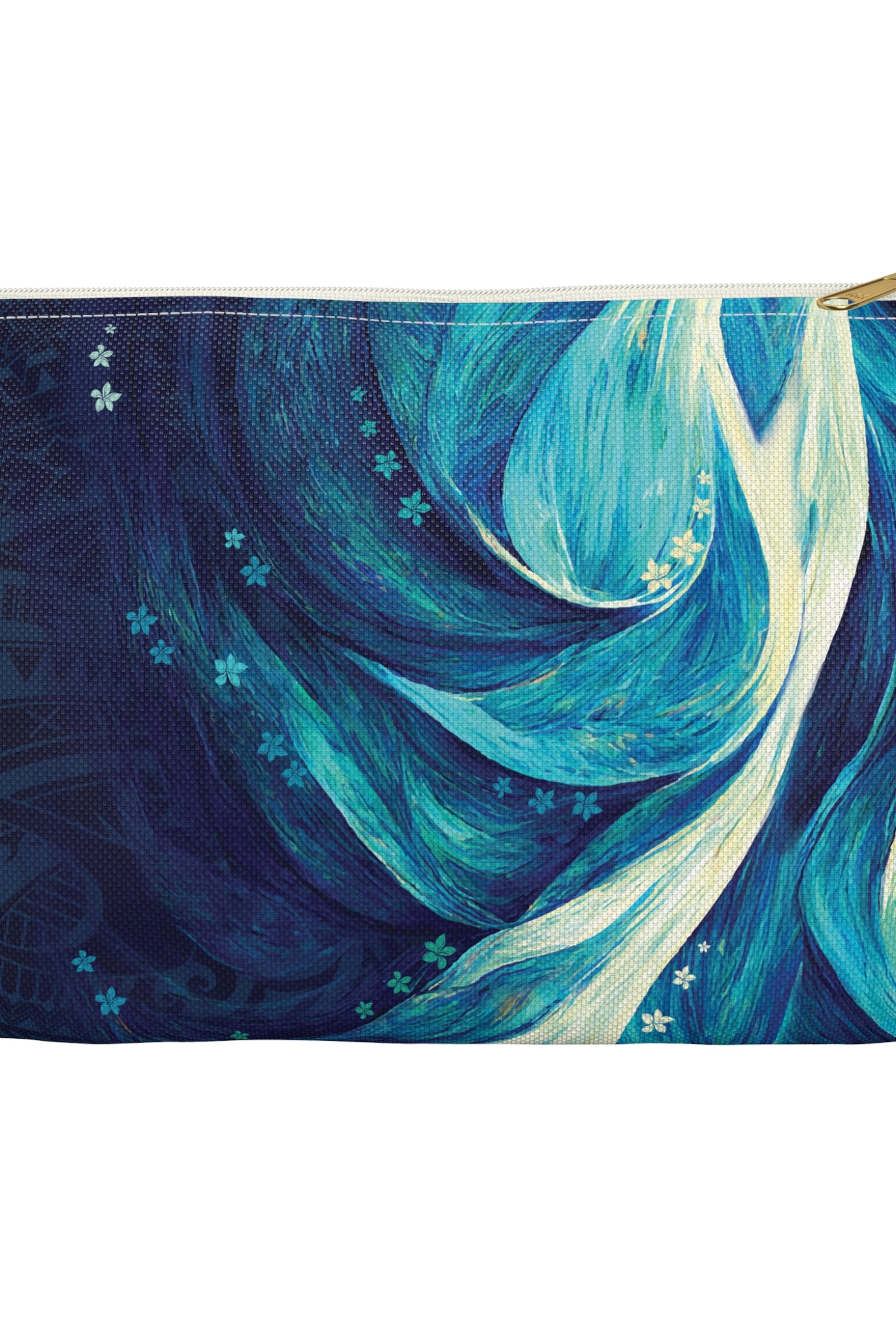 Eternal Mana Travel Pouch Pouches The Local Banyan Small White zipper