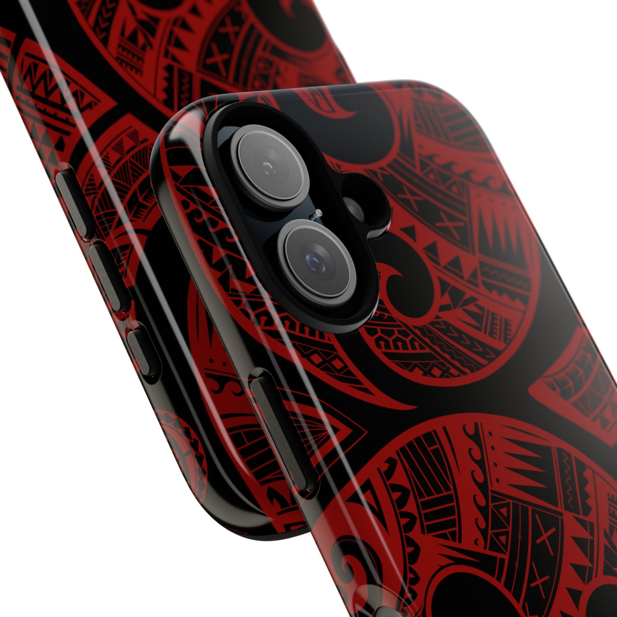 Island Tribal Red Tough Case for iPhone Phone Case The Local Banyan