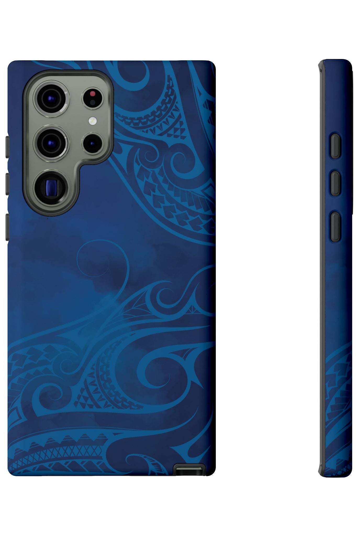Kai Legacy Tough Samsung Galaxy Case Side View - Dual Layer Drop Protection Hawaiian Phone Case - The Local Banyan