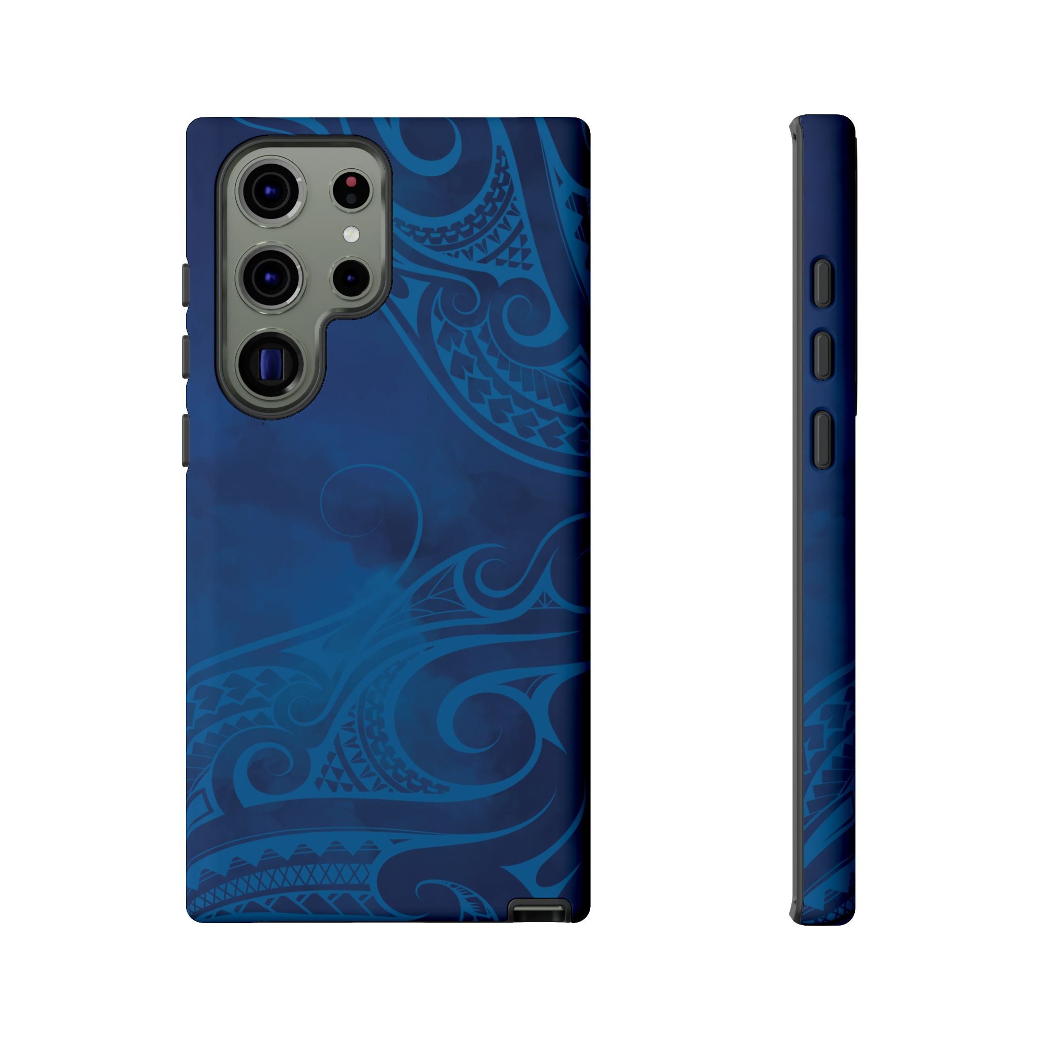 Kai Legacy Tough Samsung Galaxy Case Side View - Dual Layer Drop Protection Hawaiian Phone Case - The Local Banyan