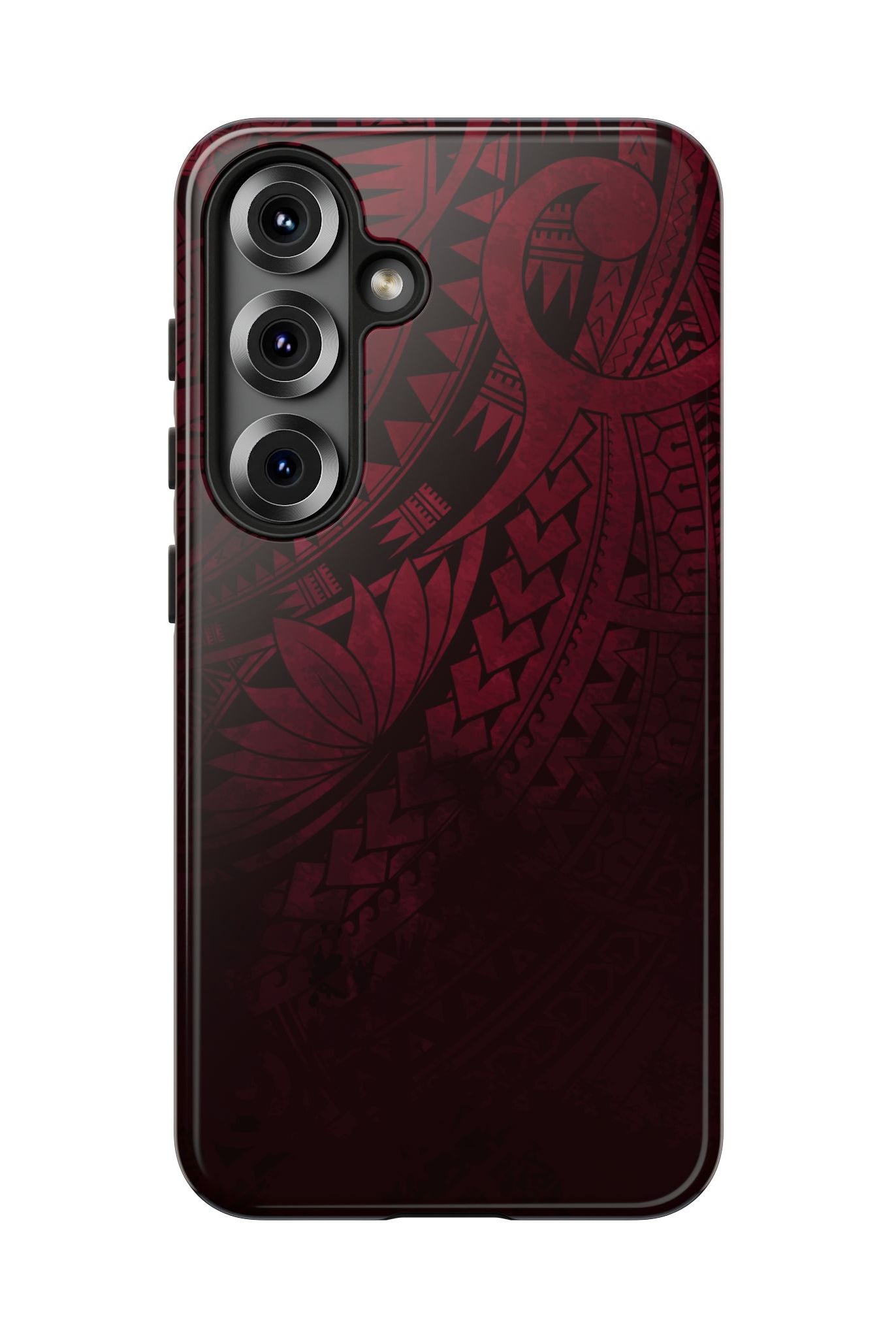 Eternal Ember Tough Samsung Galaxy Case Side View - Dual Layer Drop Protection Hawaiian Phone Case - The Local Banyan