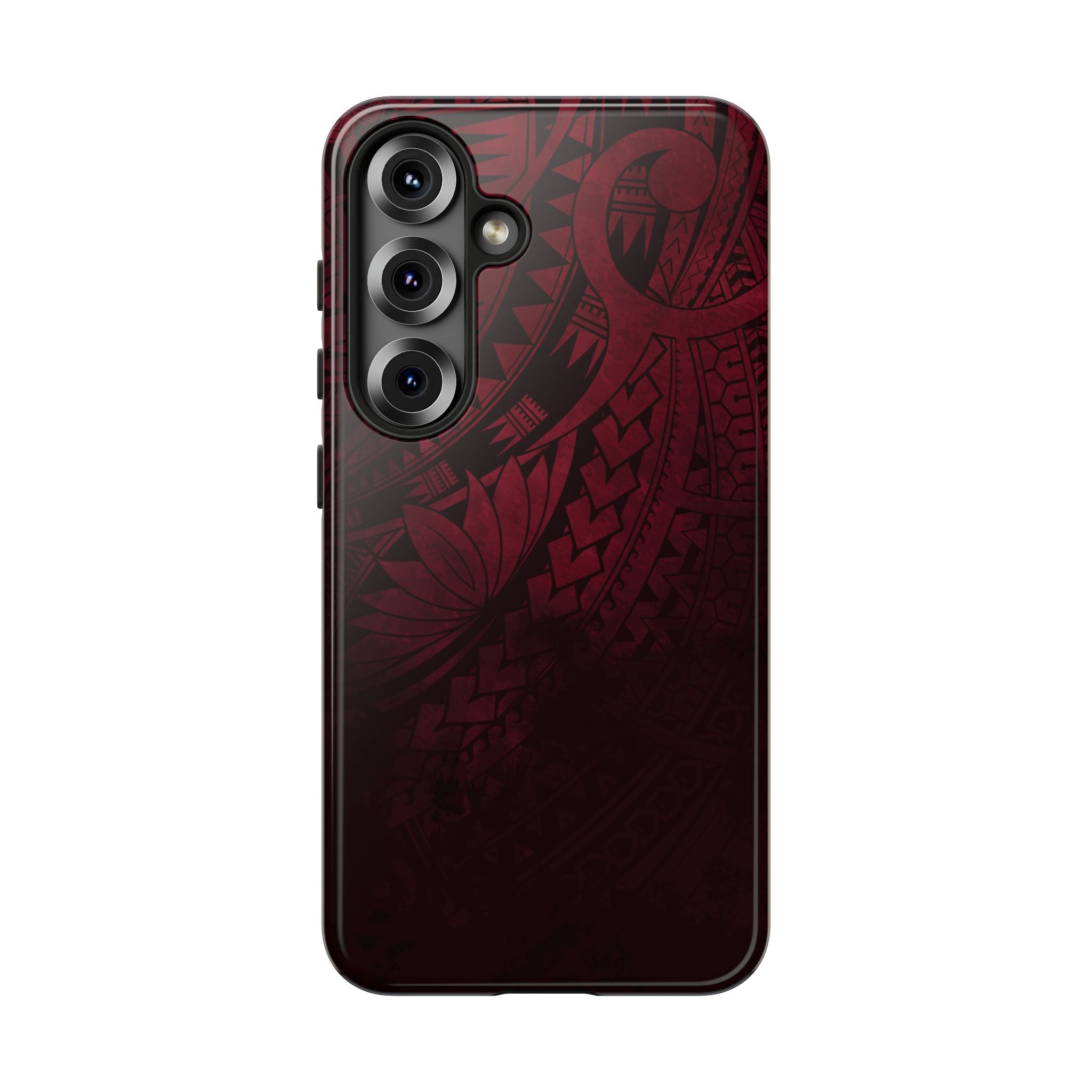 Eternal Ember Tough Samsung Galaxy Case Side View - Dual Layer Drop Protection Hawaiian Phone Case - The Local Banyan