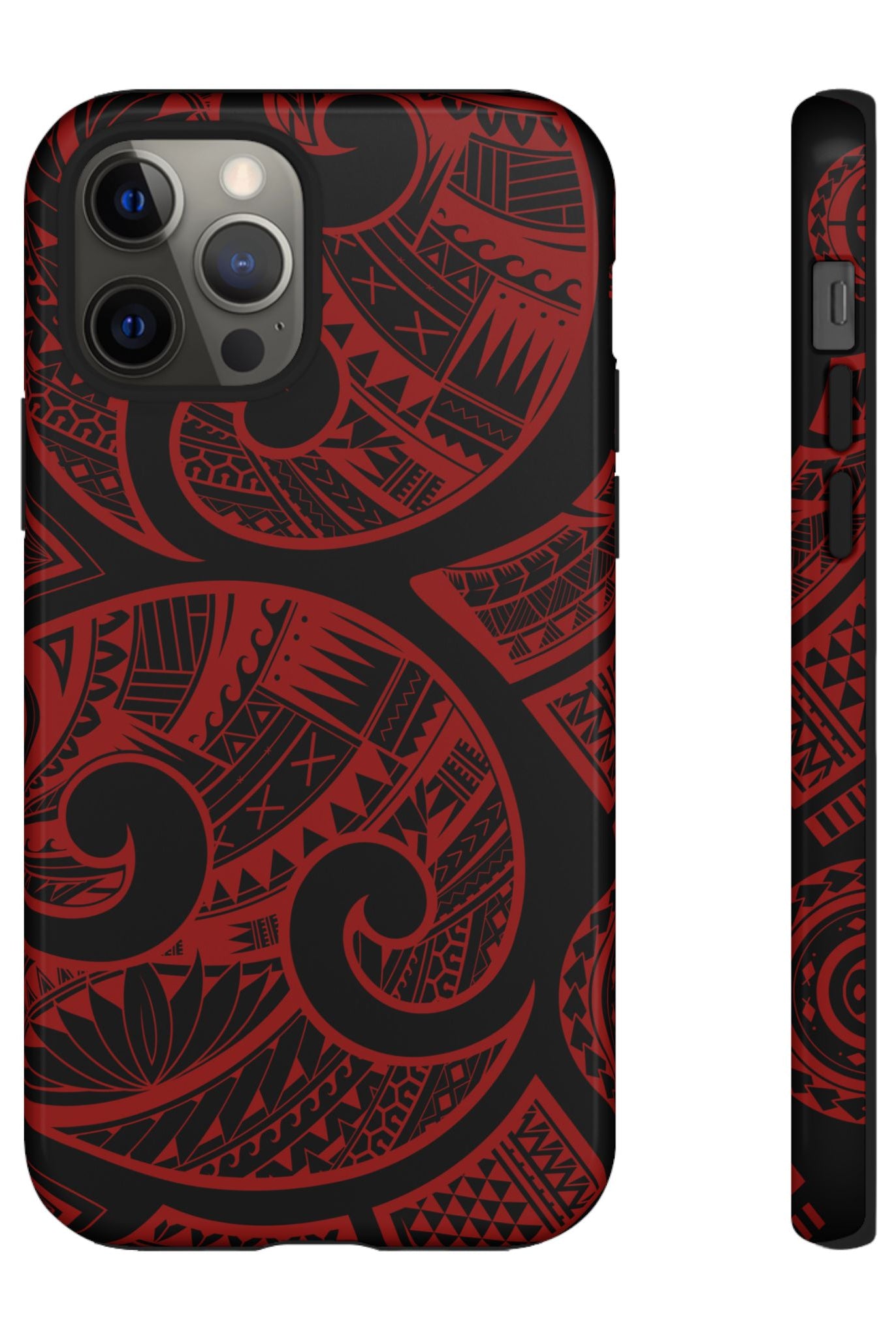 Island Tribal Red Tough Case for iPhone Phone Case The Local Banyan iPhone 12 Pro Glossy