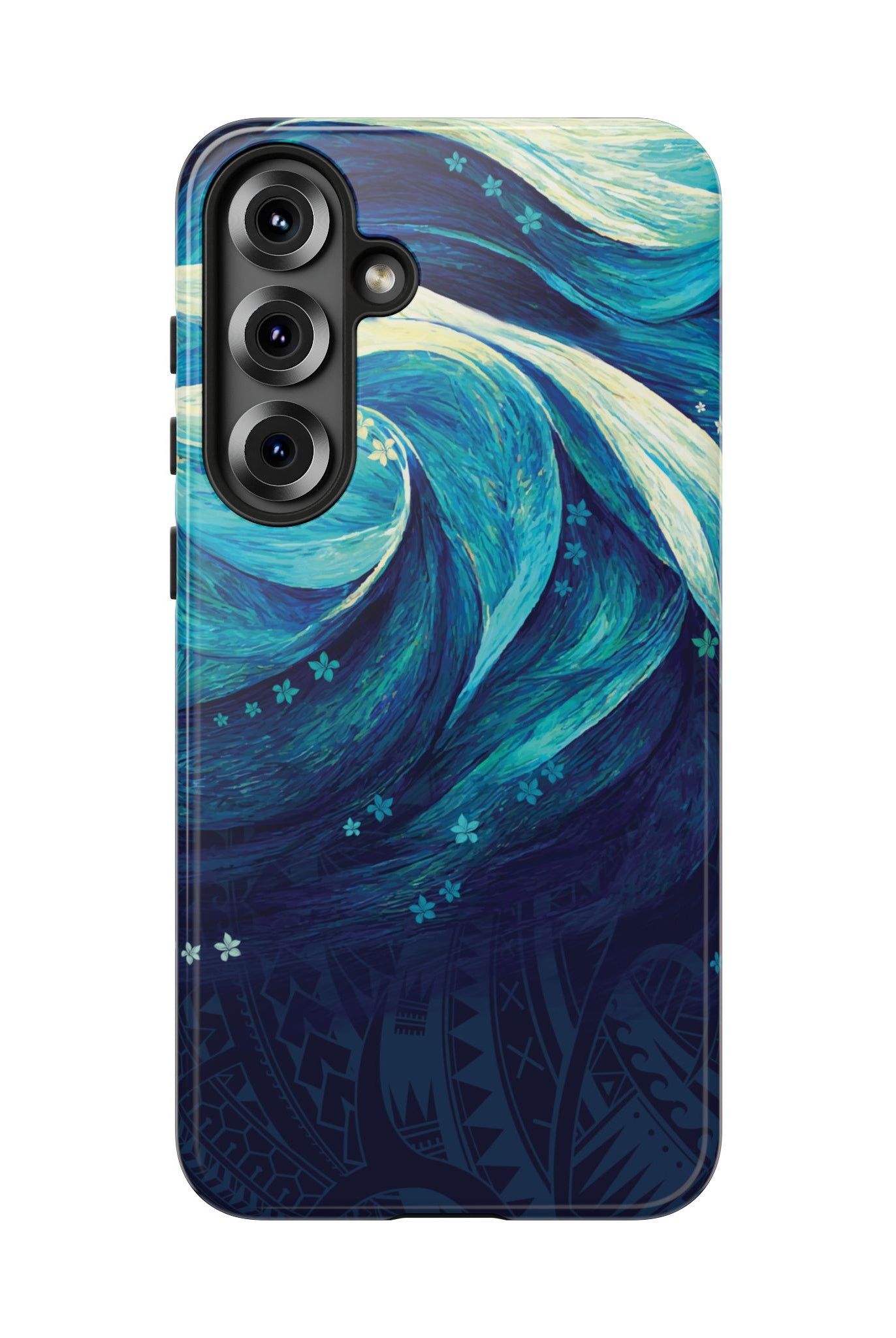 Eternal Mana Tough Samsung Galaxy Case Side View - Dual Layer Drop Protection Hawaiian Phone Case - The Local Banyan