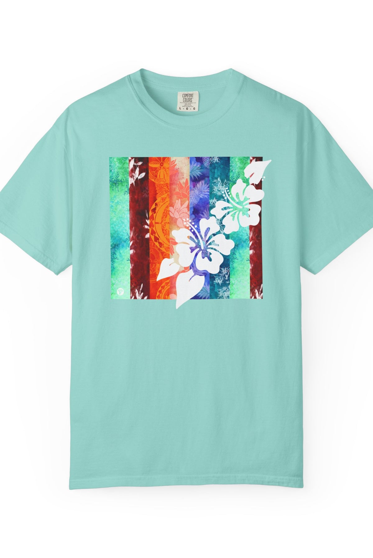 Tropical Vibes Soft Style Tee Chalky Mint S The Local Banyan