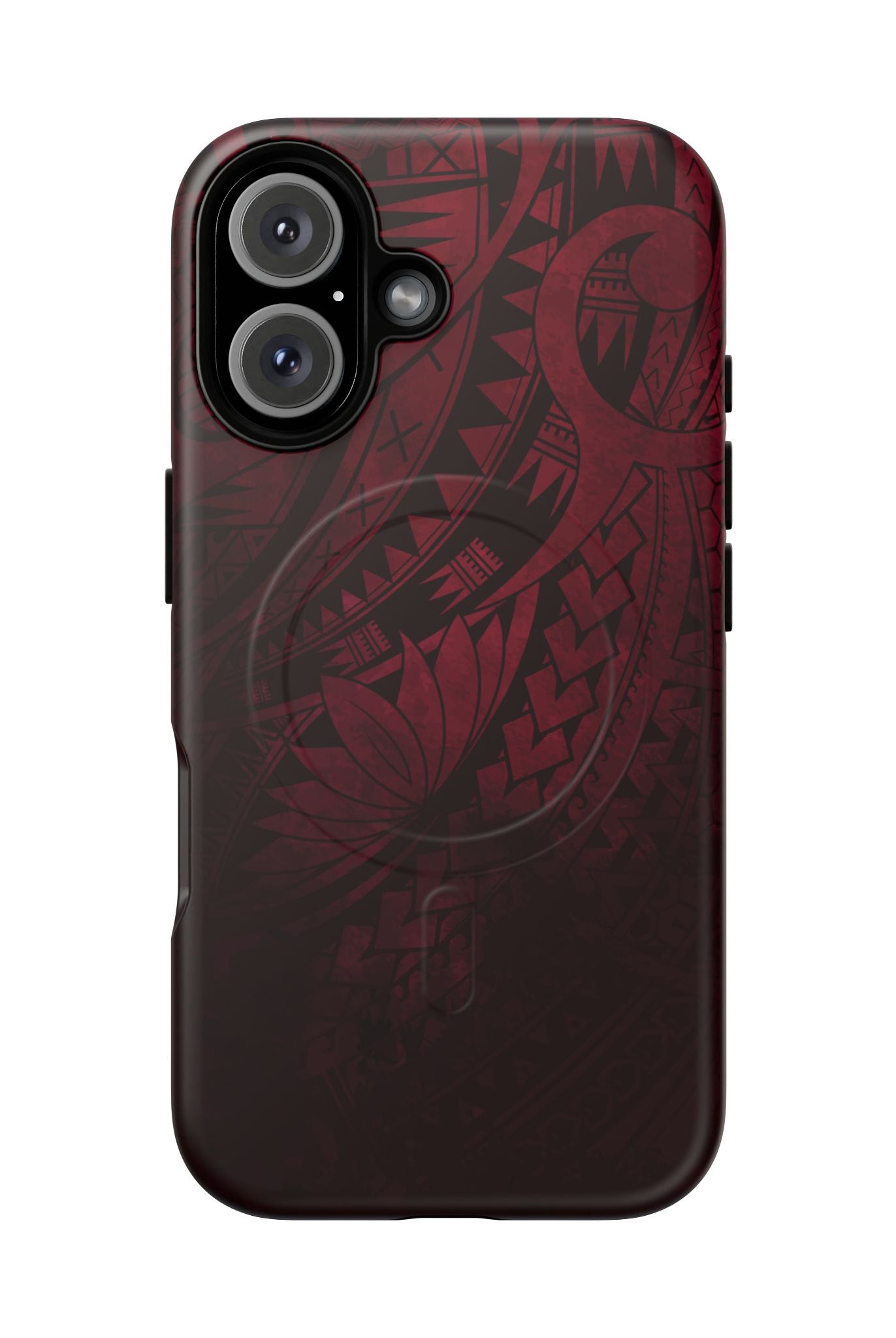 Eternal Ember MagSafe iPhone Case iPhone 16 Matte - Hawaiian Red Tribal Polynesian Design - The Local Banyan