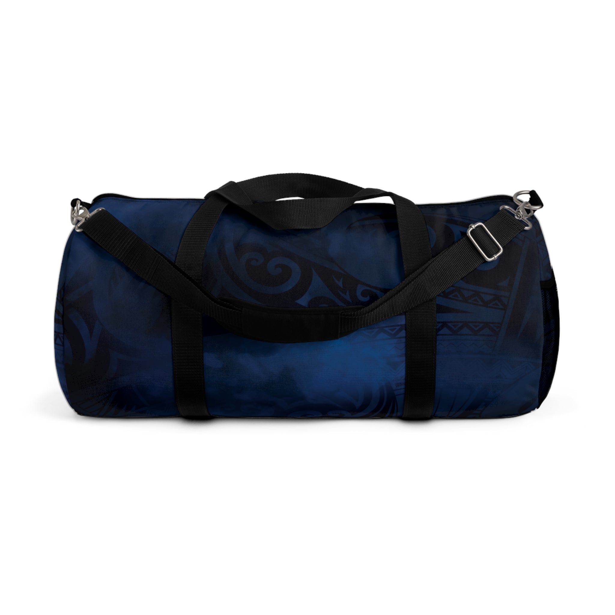 Midnight Essence Barrel Duffel Bag Bags Printify Large