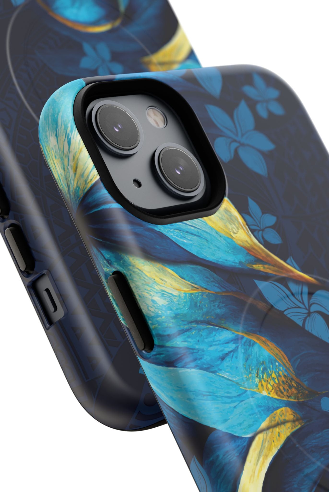 Po Mahina MagSafe iPhone Case Side View - Dual Layer Drop Protection Hawaiian Phone Case - The Local Banyan