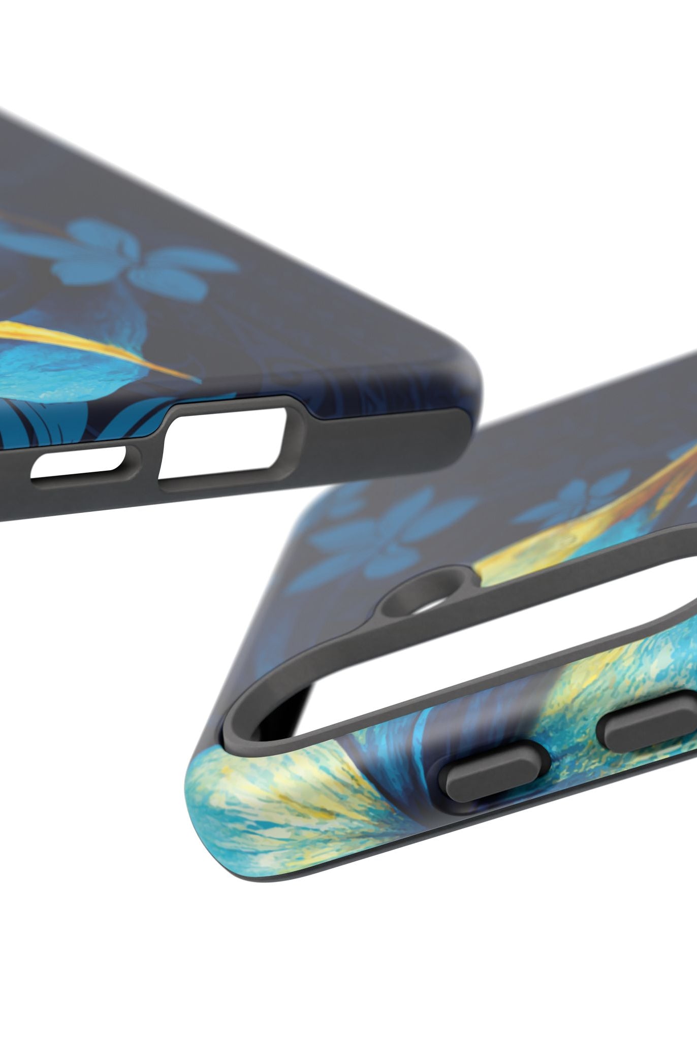 Po Mahina Tough Samsung Galaxy Case Side View - Dual Layer Drop Protection Hawaiian Phone Case - The Local Banyan